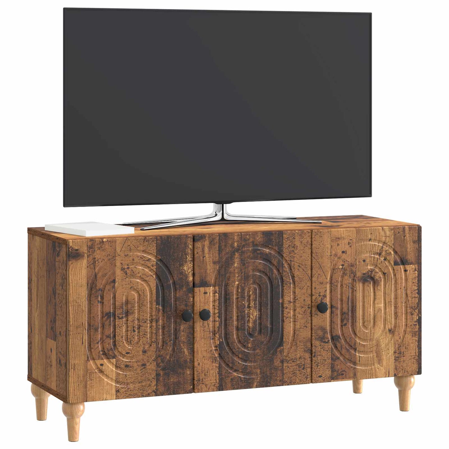 TV-kast Oud hout 99 x 34,5 x 50 cm Bewerkt hout is nu te koop bij PeponiXL, paradijselijk wonen!
