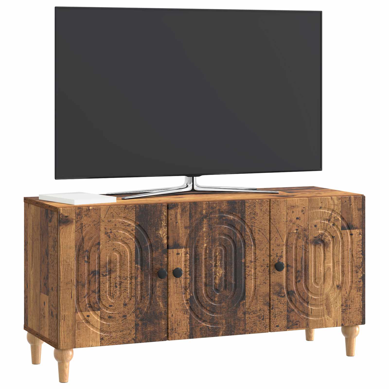 TV-kast Oud hout 99 x 34,5 x 50 cm Bewerkt hout is nu te koop bij PeponiXL, paradijselijk wonen!