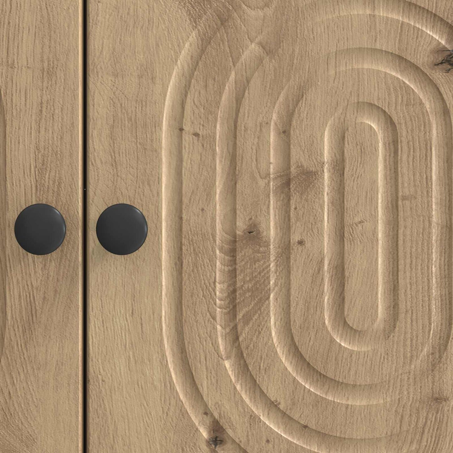 TV-kast Artisanaal eiken 99 x 34,5 x 50 cm Bewerkt hout is nu te koop bij PeponiXL, paradijselijk wonen!