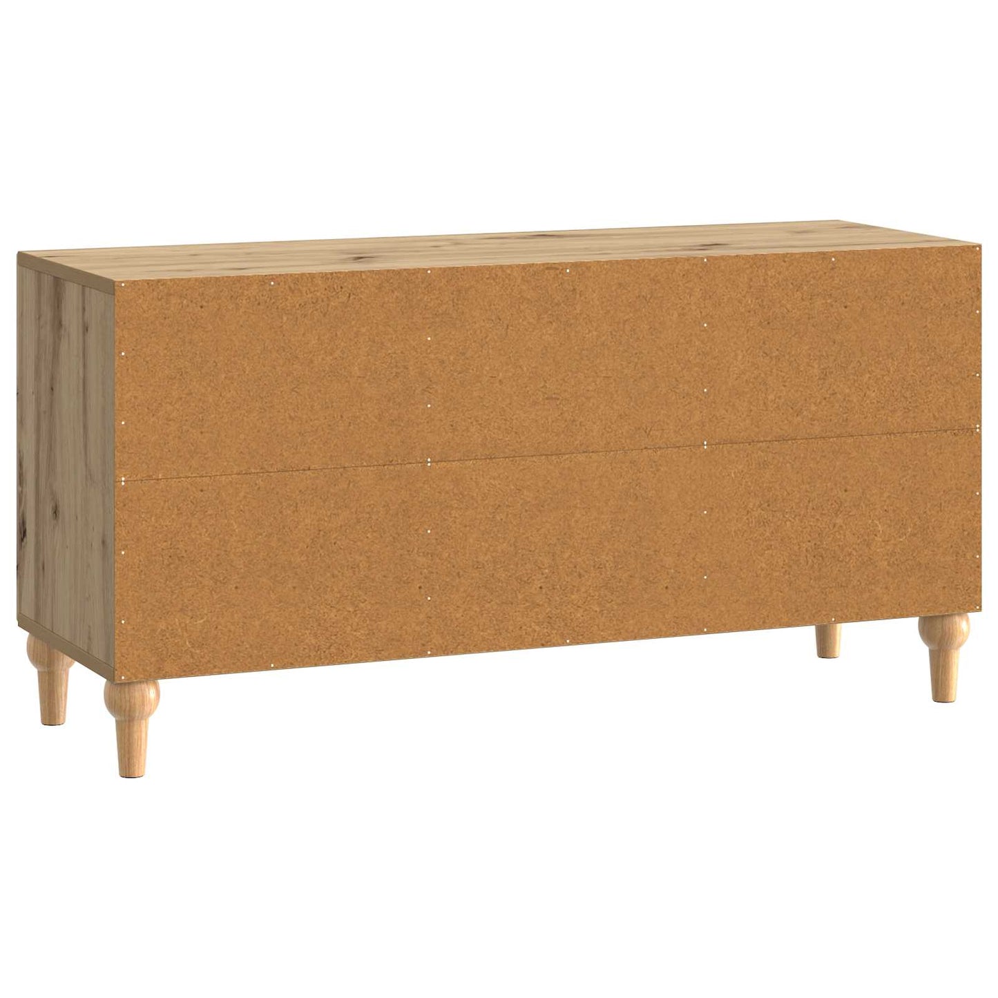 TV-kast Artisanaal eiken 99 x 34,5 x 50 cm Bewerkt hout is nu te koop bij PeponiXL, paradijselijk wonen!