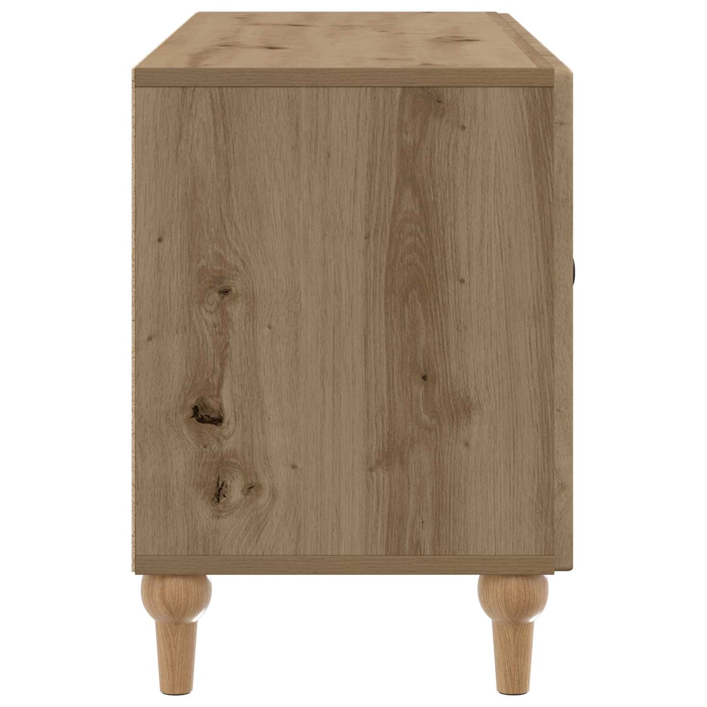 TV-kast Artisanaal eiken 99 x 34,5 x 50 cm Bewerkt hout is nu te koop bij PeponiXL, paradijselijk wonen!