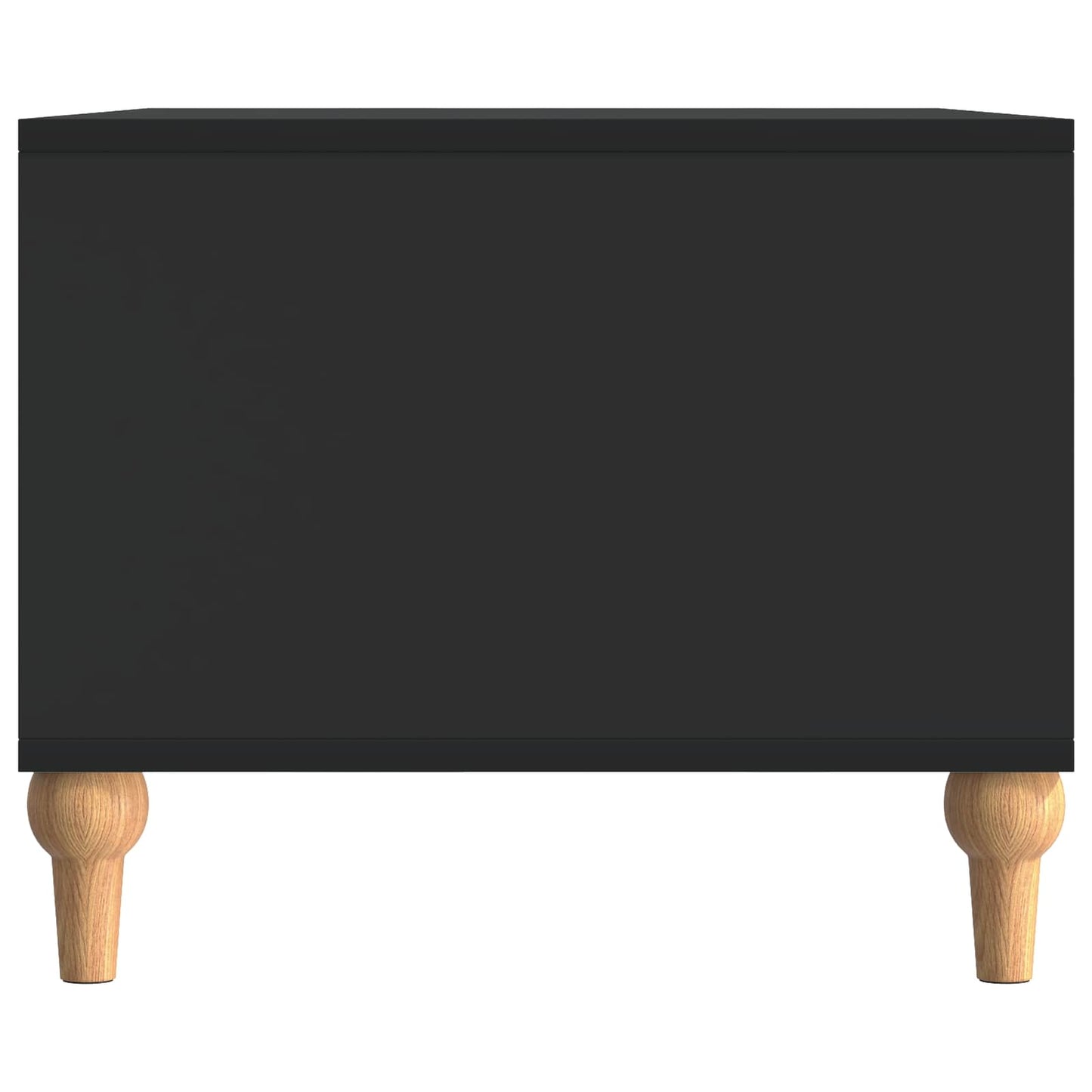 Salontafel Zwart 90 x 50 x 40 cm Bewerkt hout is nu te koop bij PeponiXL, paradijselijk wonen!