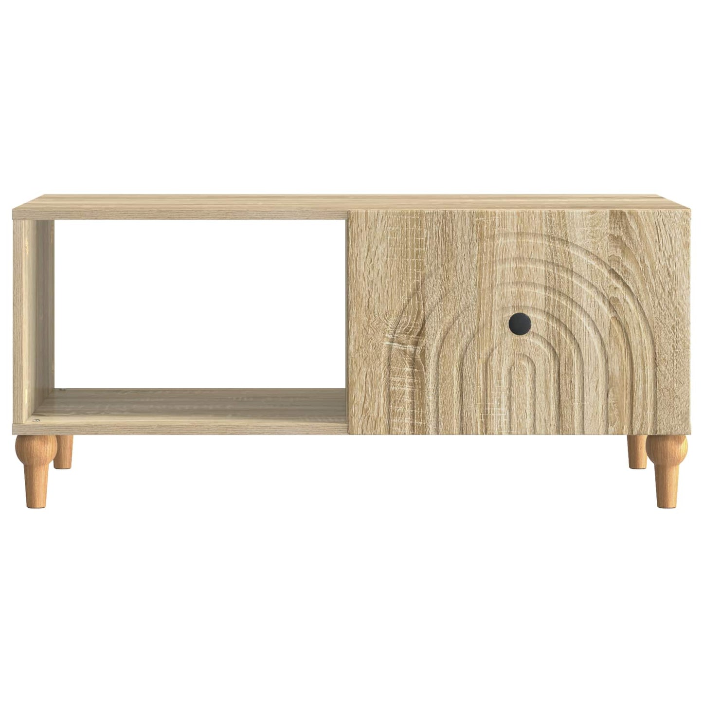 Salontafel Sonoma Eiken 90 x 50 x 40 cm Bewerkt hout is nu te koop bij PeponiXL, paradijselijk wonen!