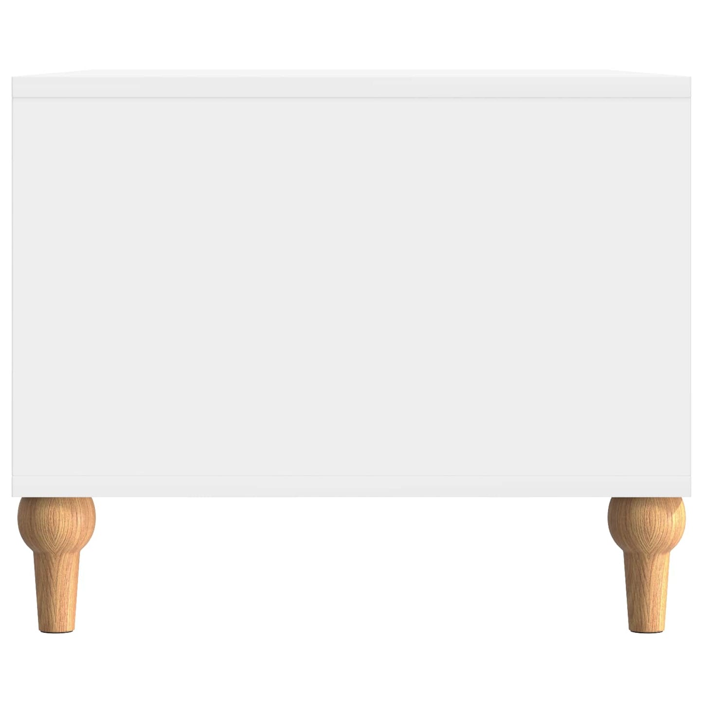 Salontafel Hoogglans Wit 90 x 50 x 40 cm Bewerkt hout is nu te koop bij PeponiXL, paradijselijk wonen!