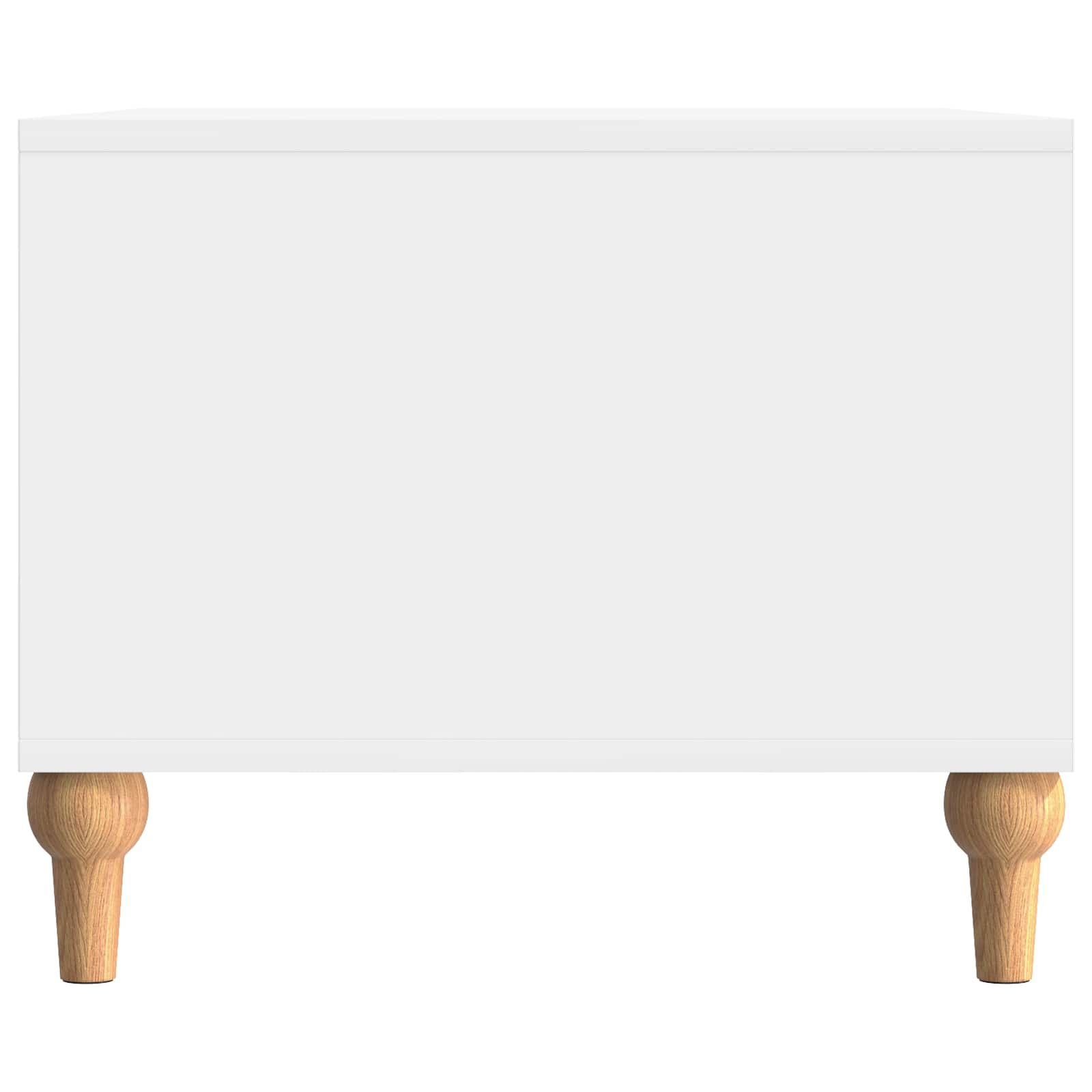 Salontafel Hoogglans Wit 90 x 50 x 40 cm Bewerkt hout is nu te koop bij PeponiXL, paradijselijk wonen!