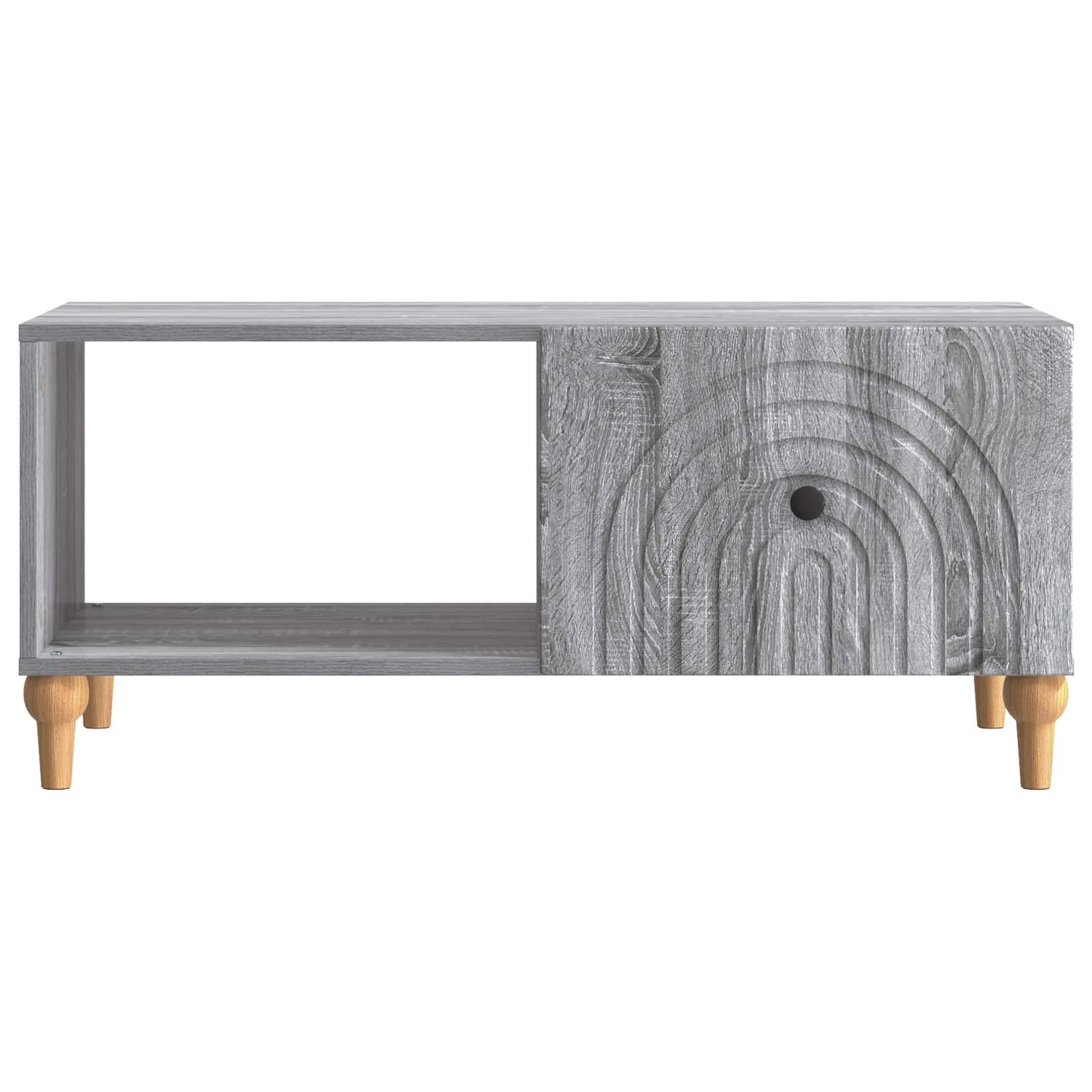 Salontafel Grijs sonoma 90 x 50 x 40 cm Bewerkt hout is nu te koop bij PeponiXL, paradijselijk wonen!