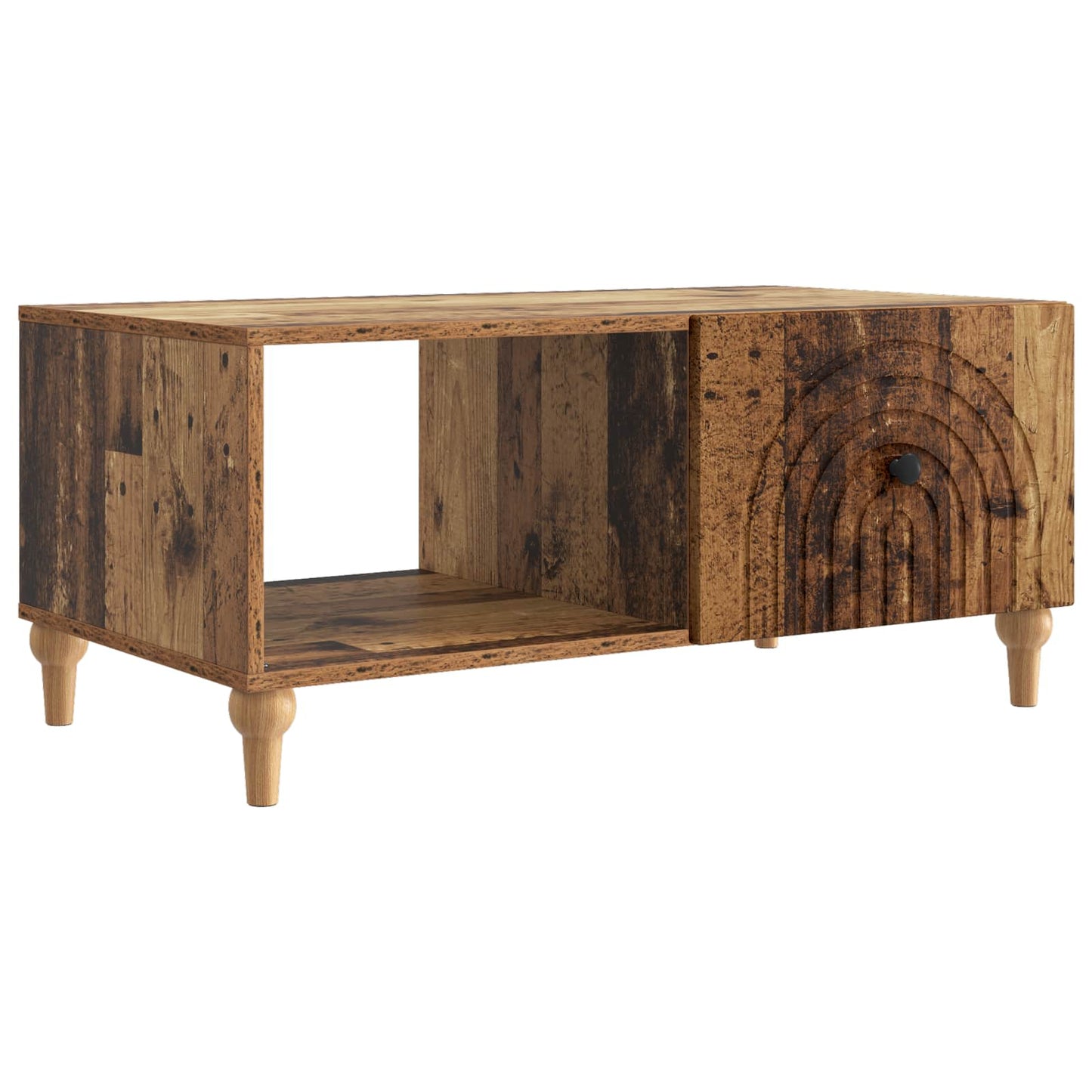 Salontafel Oud hout 90 x 50 x 40 cm Bewerkt hout is nu te koop bij PeponiXL, paradijselijk wonen!