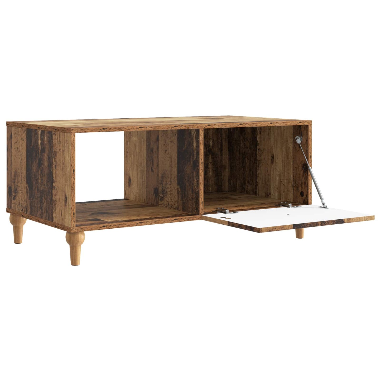 Salontafel Oud hout 90 x 50 x 40 cm Bewerkt hout is nu te koop bij PeponiXL, paradijselijk wonen!