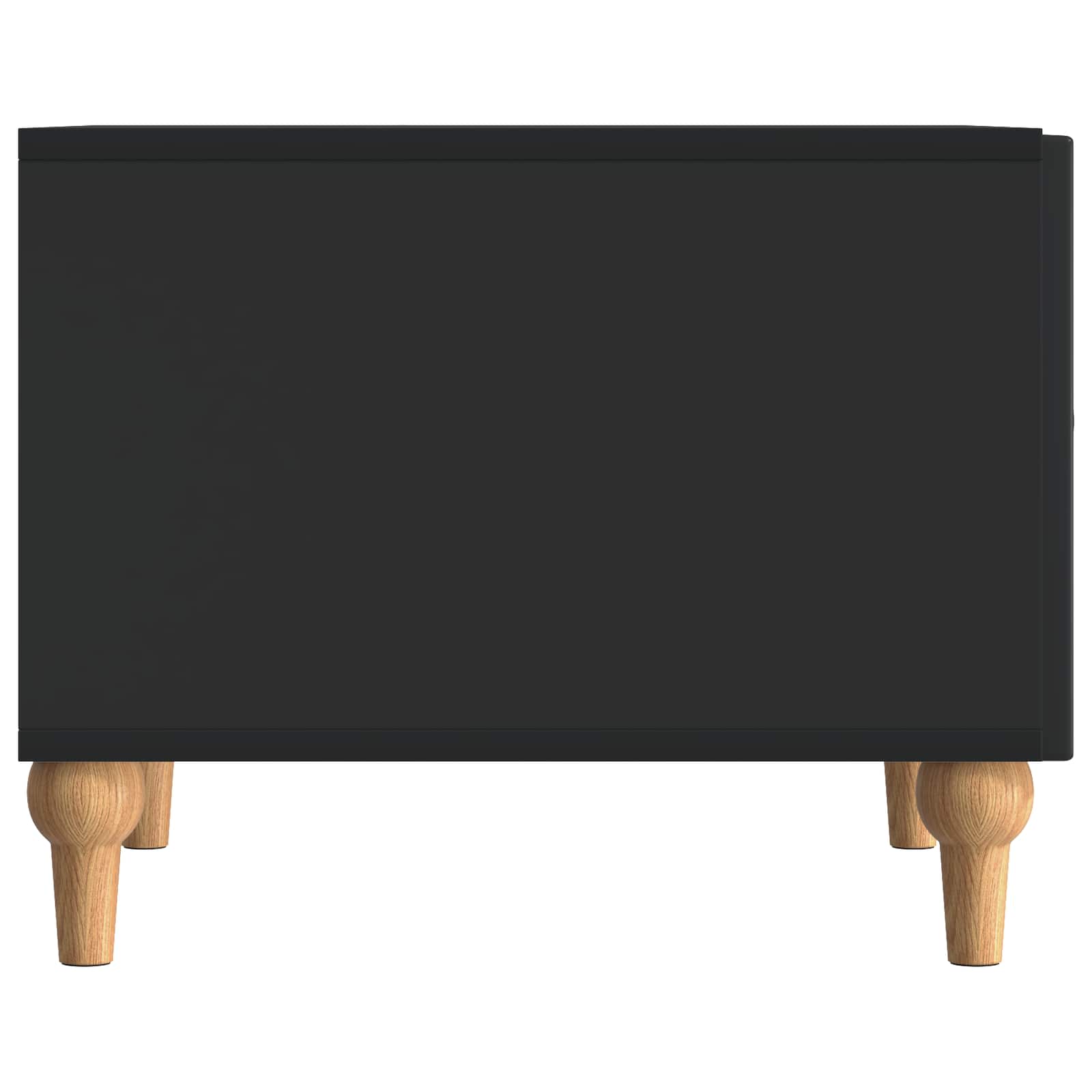 Salontafel met lade Zwart 49 x 50 x 40 cm Bewerkt hout is nu te koop bij PeponiXL, paradijselijk wonen!