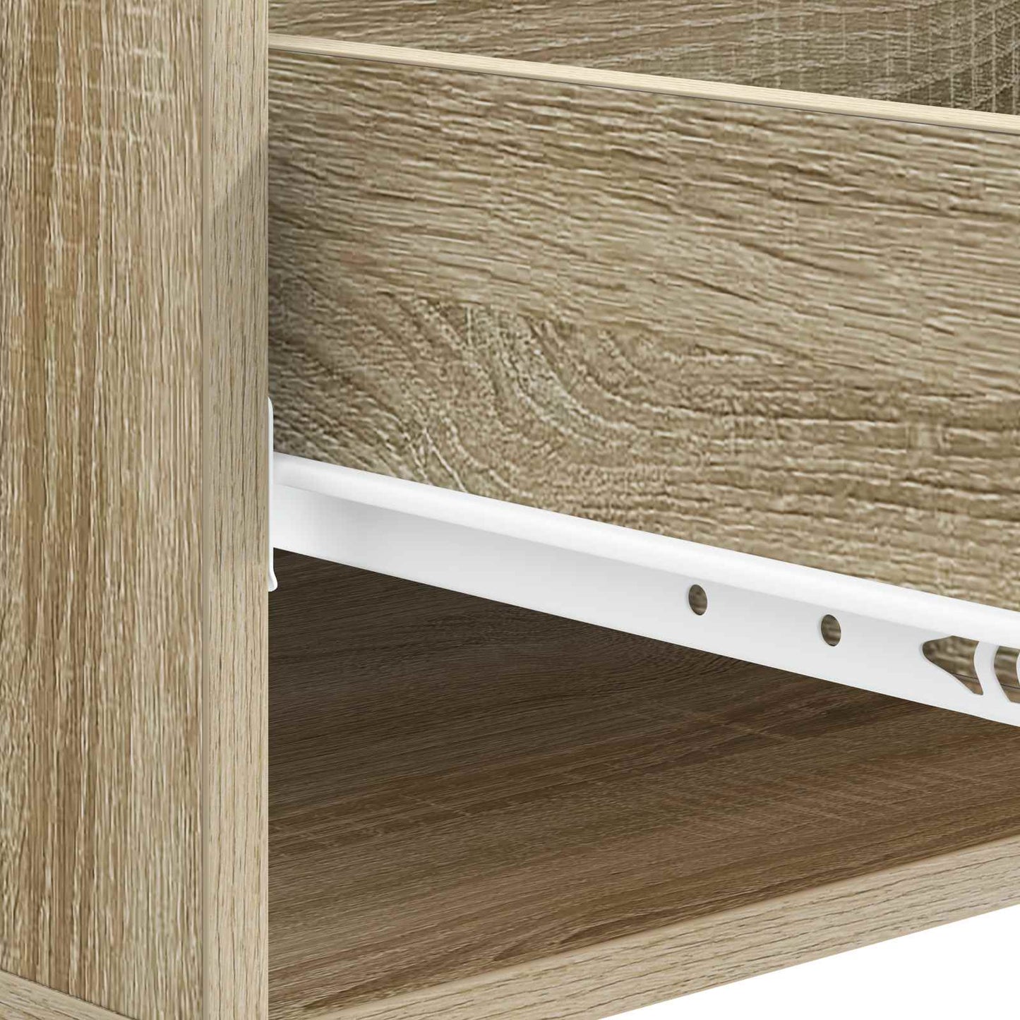 Salontafel met lade Sonoma Eiken 49 x 50 x 40 cm Bewerkt hout is nu te koop bij PeponiXL, paradijselijk wonen!