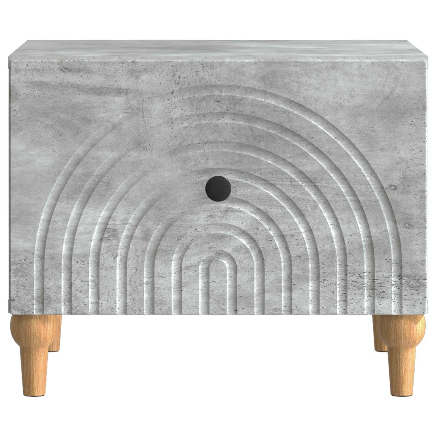 Salontafel met lade Betongrijs 49 x 50 x 40 cm Bewerkt hout is nu te koop bij PeponiXL, paradijselijk wonen!