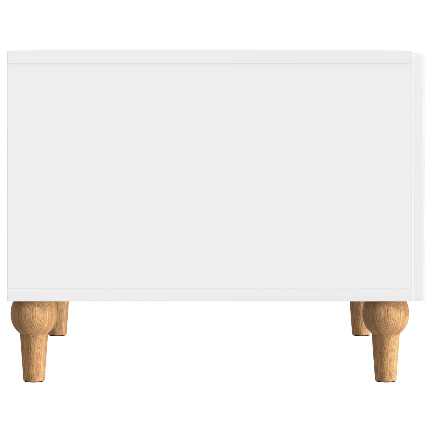 Salontafel met lade Hoogglans Wit 49 x 50 x 40 cm Bewerkt hout is nu te koop bij PeponiXL, paradijselijk wonen!