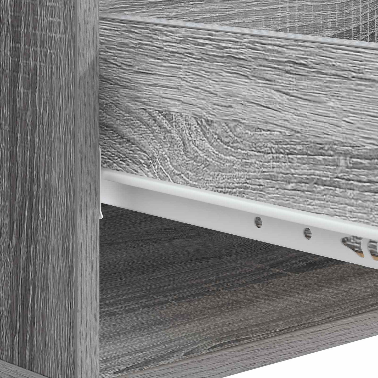 Salontafel met lade Grijs sonoma 49 x 50 x 40 cm Bewerkt hout is nu te koop bij PeponiXL, paradijselijk wonen!