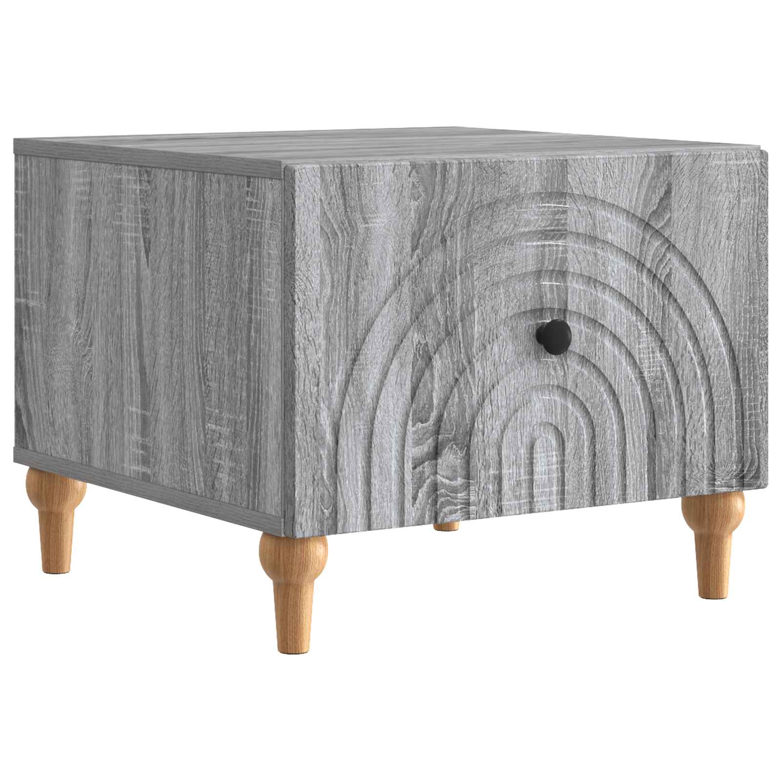 Salontafel met lade Grijs sonoma 49 x 50 x 40 cm Bewerkt hout is nu te koop bij PeponiXL, paradijselijk wonen!