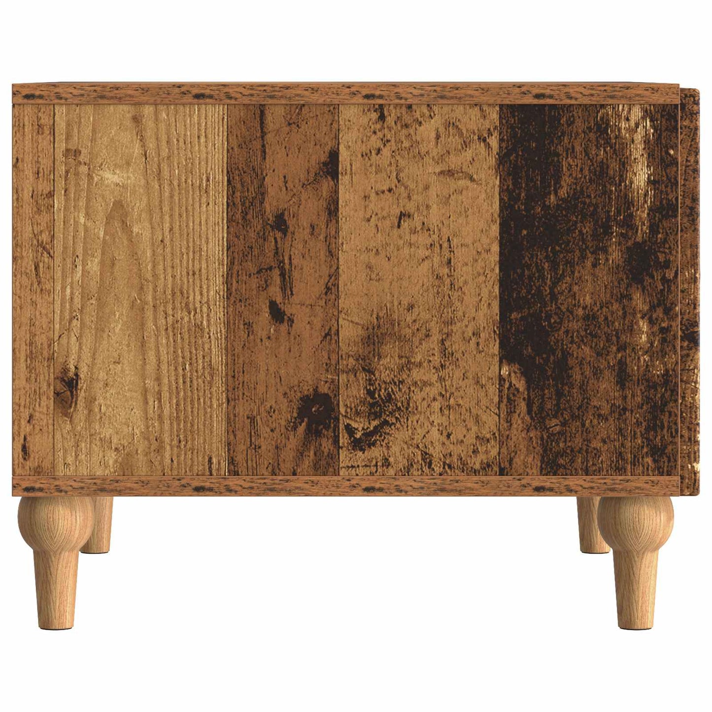 Salontafel met lade Oud hout 49 x 50 x 40 cm Bewerkt hout is nu te koop bij PeponiXL, paradijselijk wonen!