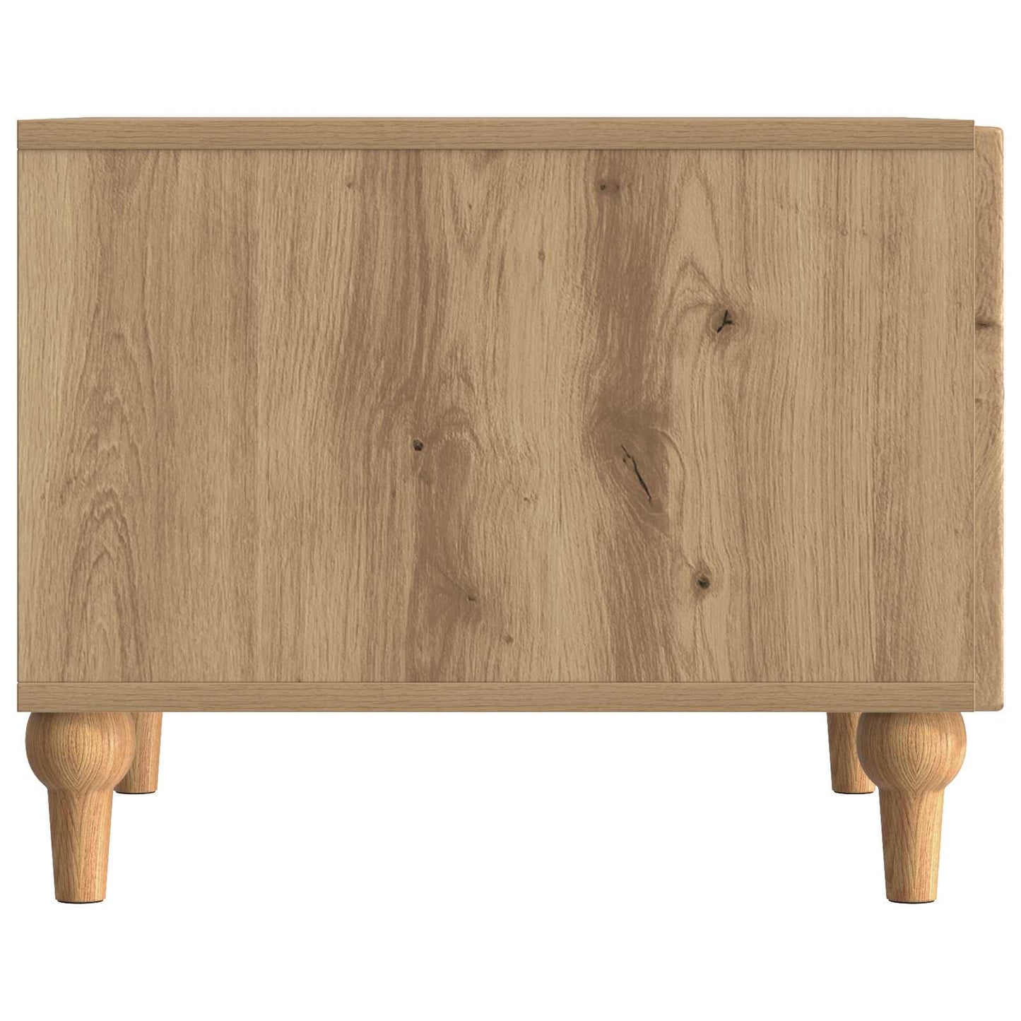 Salontafel Artisanaal eiken 49 x 50 x 40 cm Bewerkt hout is nu te koop bij PeponiXL, paradijselijk wonen!