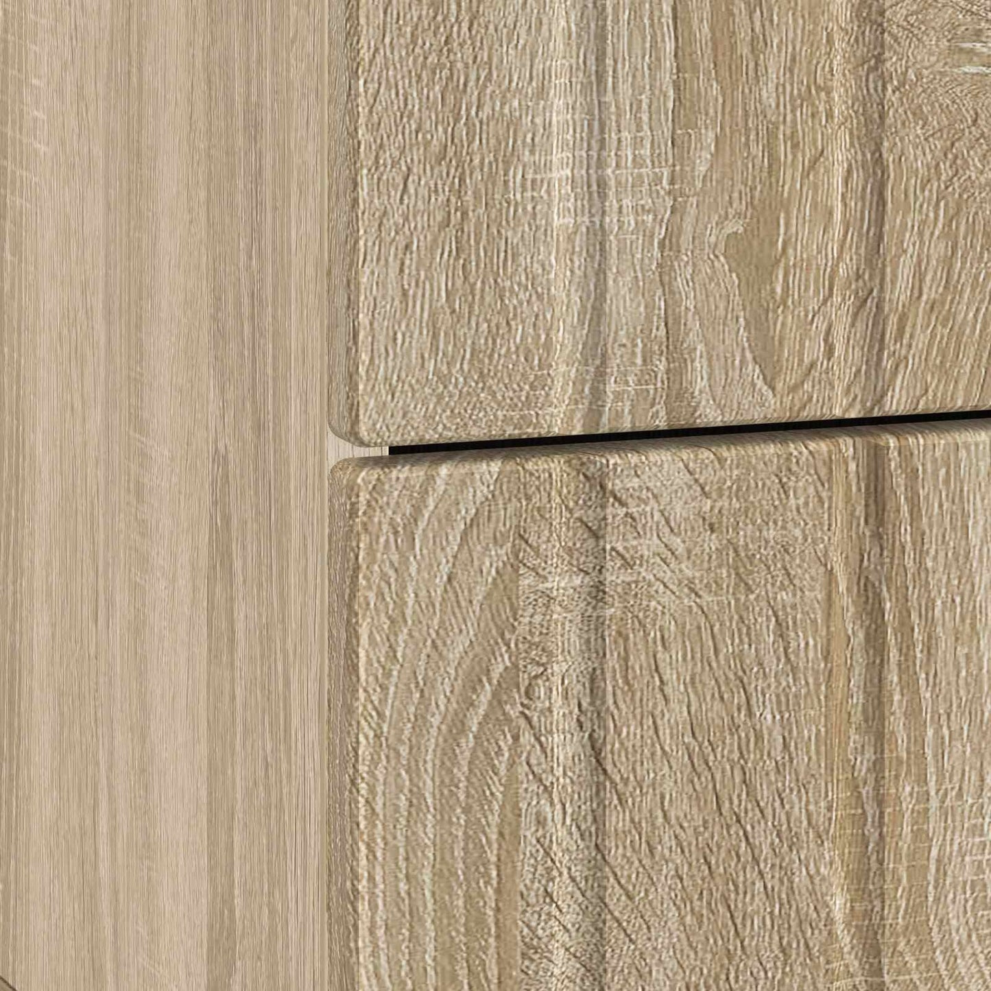 Nachtkastje Sonoma Eiken 43 x 34,5 x 49,5 cm Bewerkt hout is nu te koop bij PeponiXL, paradijselijk wonen!