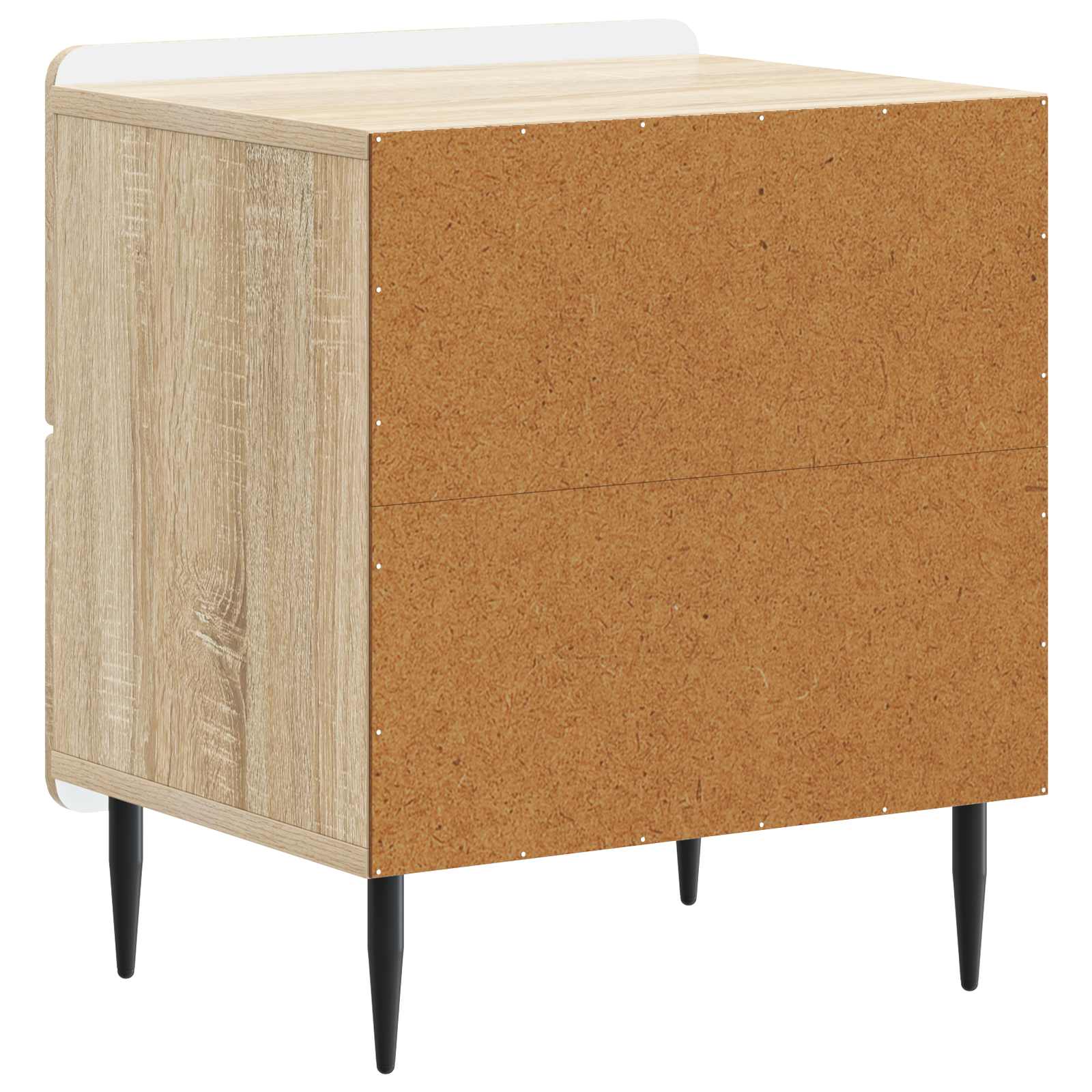 Nachtkastje Sonoma Eiken 43 x 34,5 x 49,5 cm Bewerkt hout is nu te koop bij PeponiXL, paradijselijk wonen!