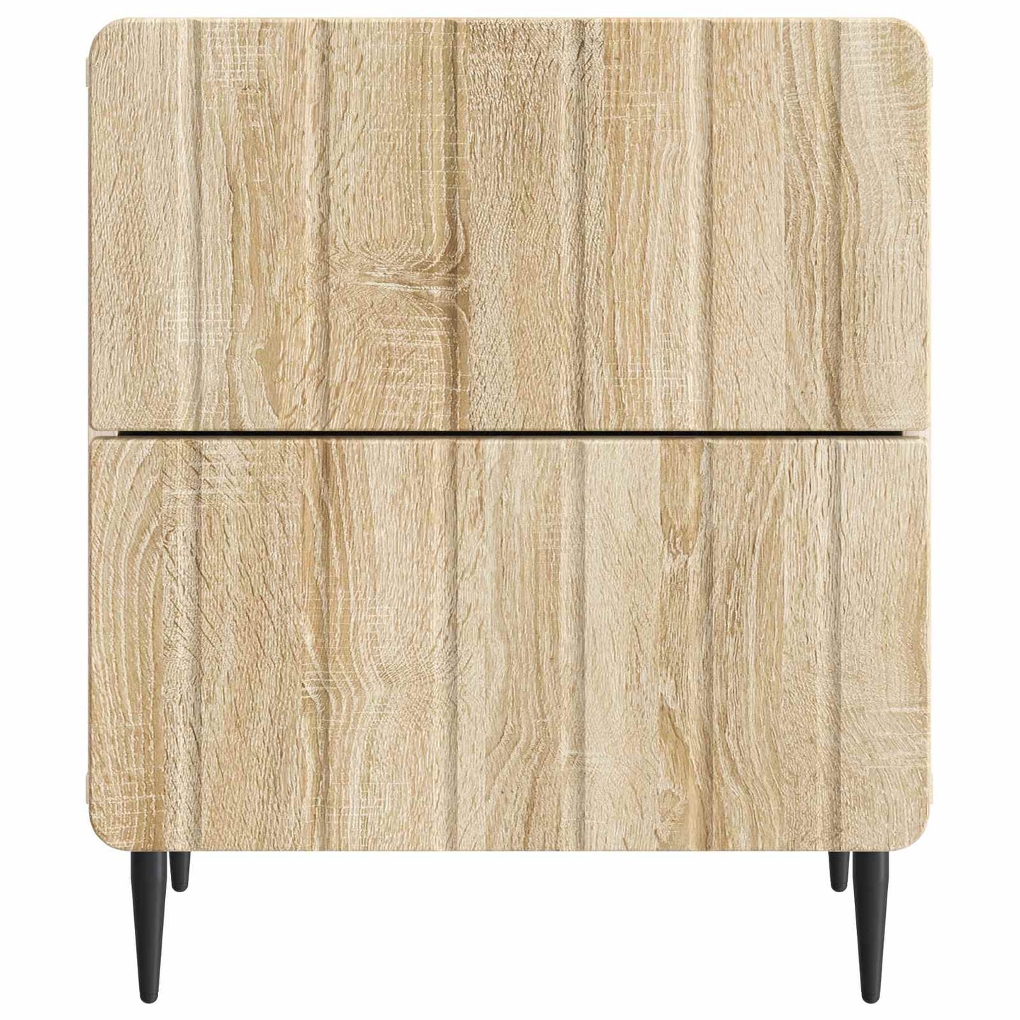 Nachtkastje Sonoma Eiken 43 x 34,5 x 49,5 cm Bewerkt hout is nu te koop bij PeponiXL, paradijselijk wonen!