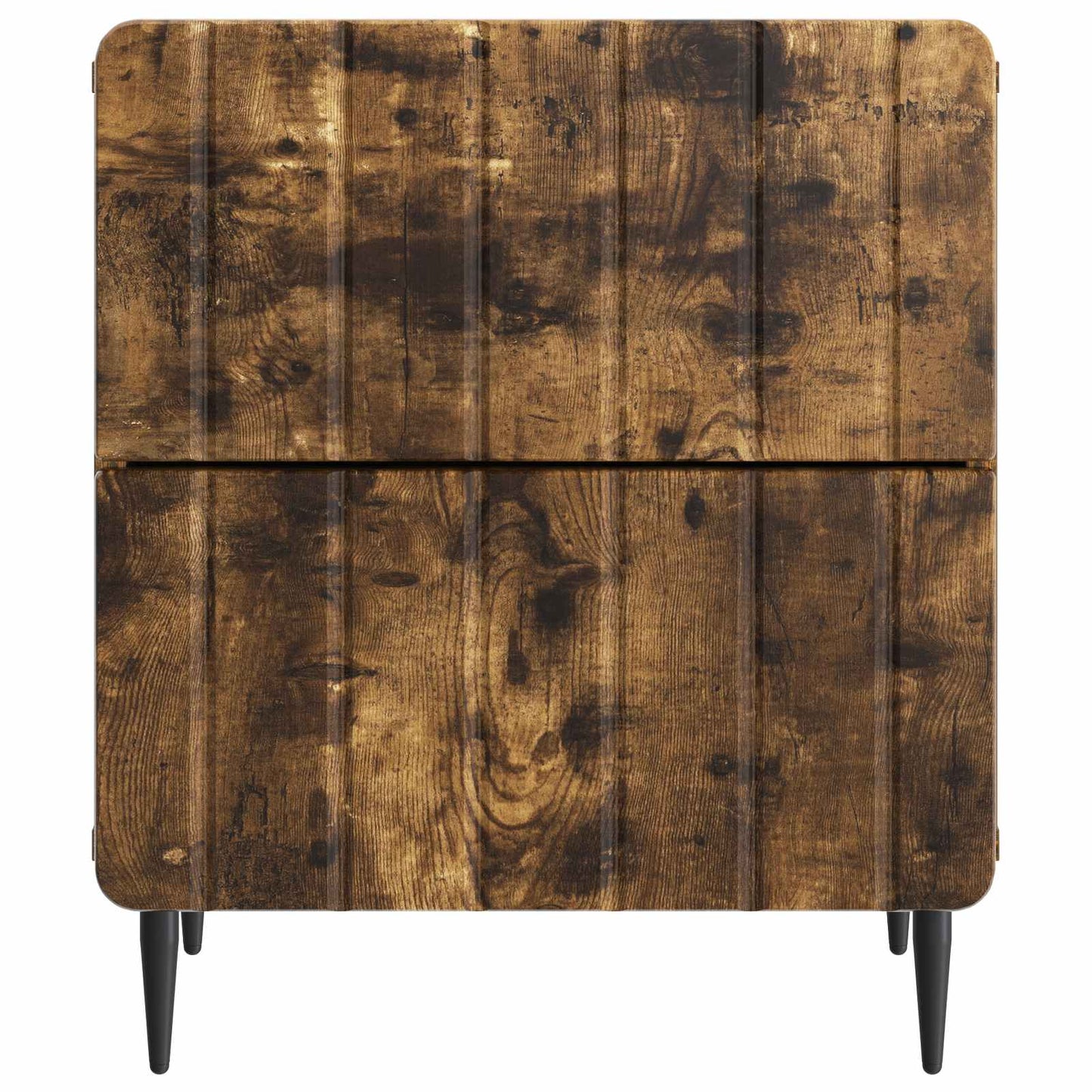 Nachtkastje Gerookt eiken 43 x 34,5 x 49,5 cm Bewerkt hout is nu te koop bij PeponiXL, paradijselijk wonen!