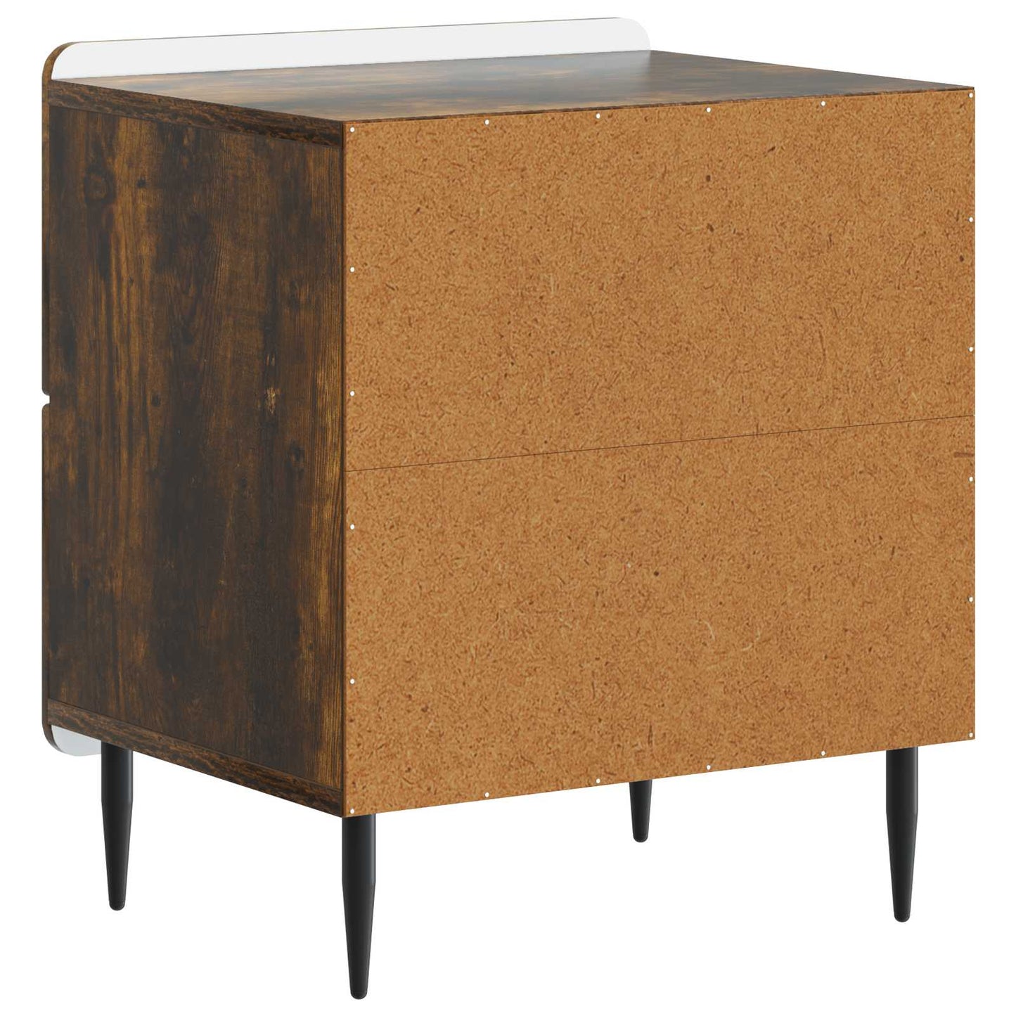 Nachtkastje met lade 2 pcs Gerookt eiken 43 x 34,5 x 49,5 cm is nu te koop bij PeponiXL, paradijselijk wonen!