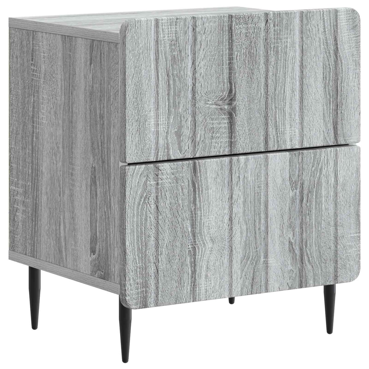 Nachtkastje Grijs sonoma 43 x 34,5 x 49,5 cm Bewerkt hout is nu te koop bij PeponiXL, paradijselijk wonen!
