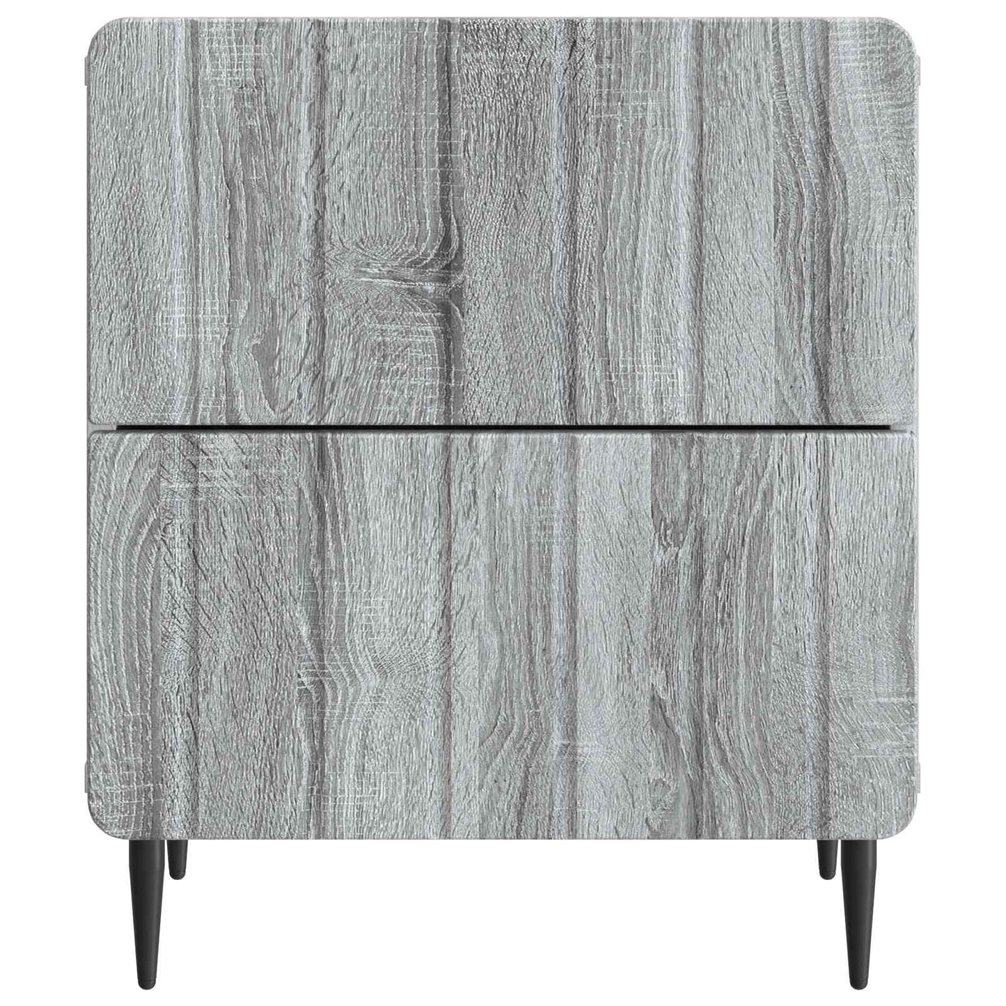 Nachtkastje Grijs sonoma 43 x 34,5 x 49,5 cm Bewerkt hout is nu te koop bij PeponiXL, paradijselijk wonen!