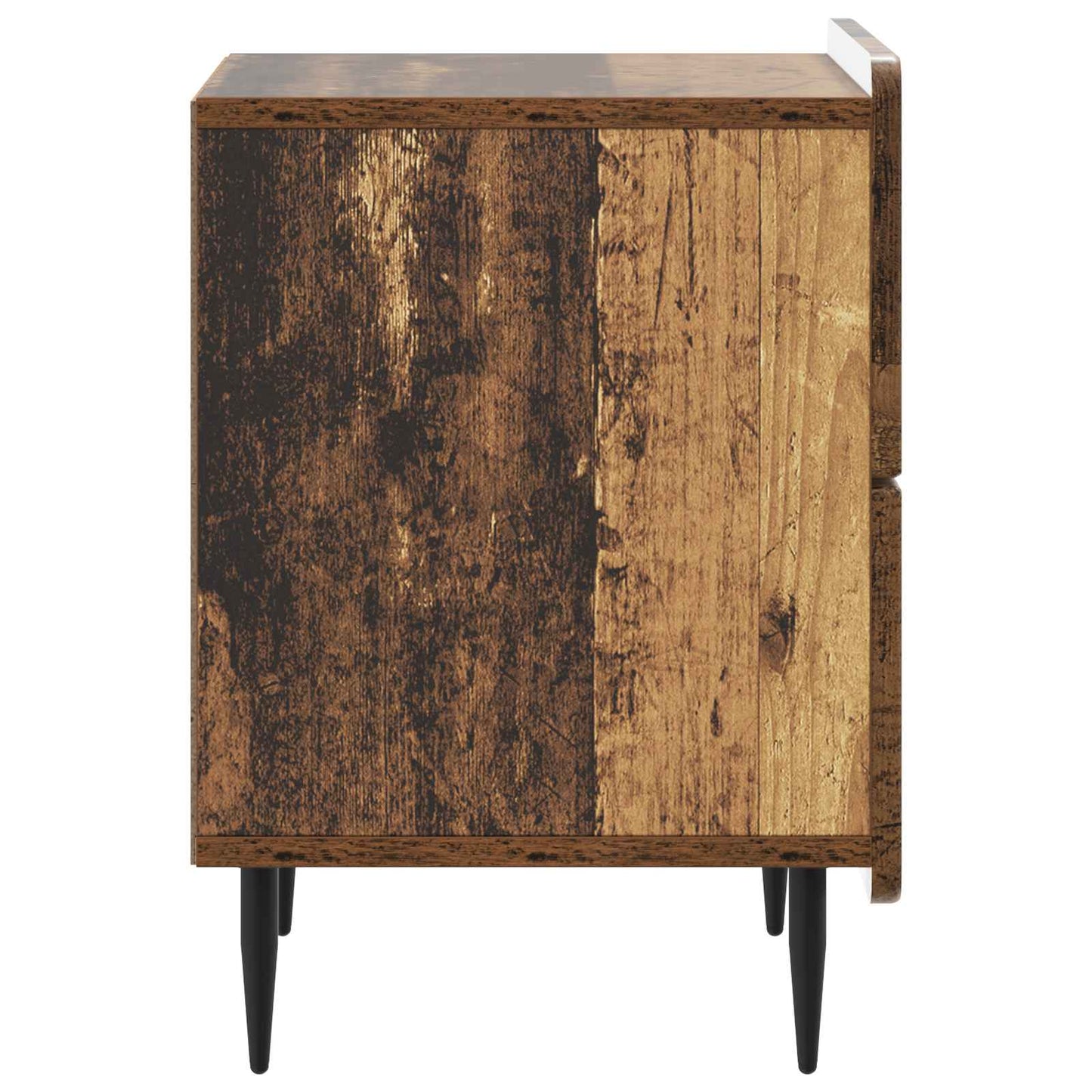 Nachtkastje 2 pcs Oud hout 43 x 34,5 x 49,5 cm Bewerkt hout is nu te koop bij PeponiXL, paradijselijk wonen!