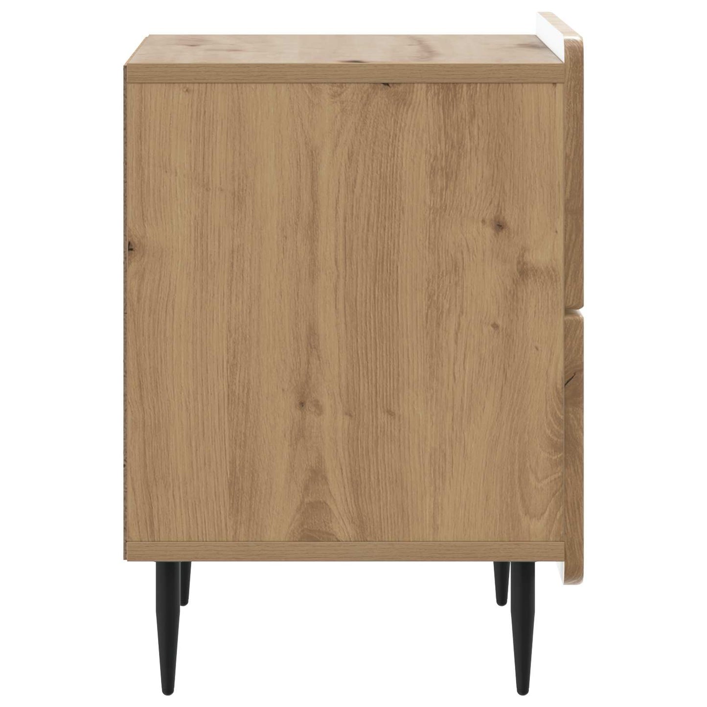 Nachtkastje Artisanaal eiken 43 x 34,5 x 49,5 cm Bewerkt hout is nu te koop bij PeponiXL, paradijselijk wonen!
