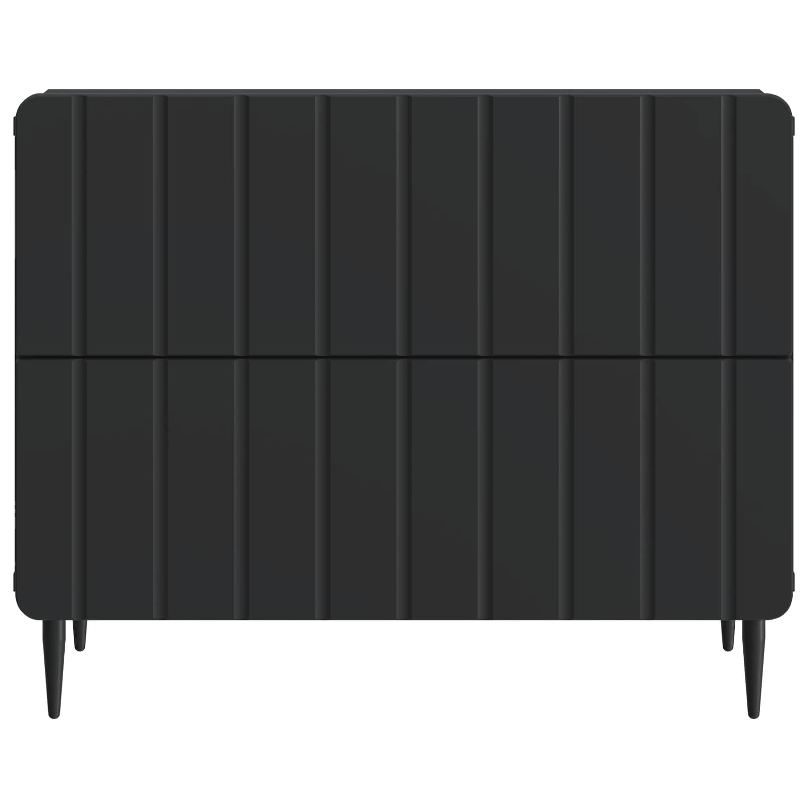 Nachtkastje met lade Zwart 62 x 34,5 x 49,5 cm Bewerkt hout is nu te koop bij PeponiXL, paradijselijk wonen!