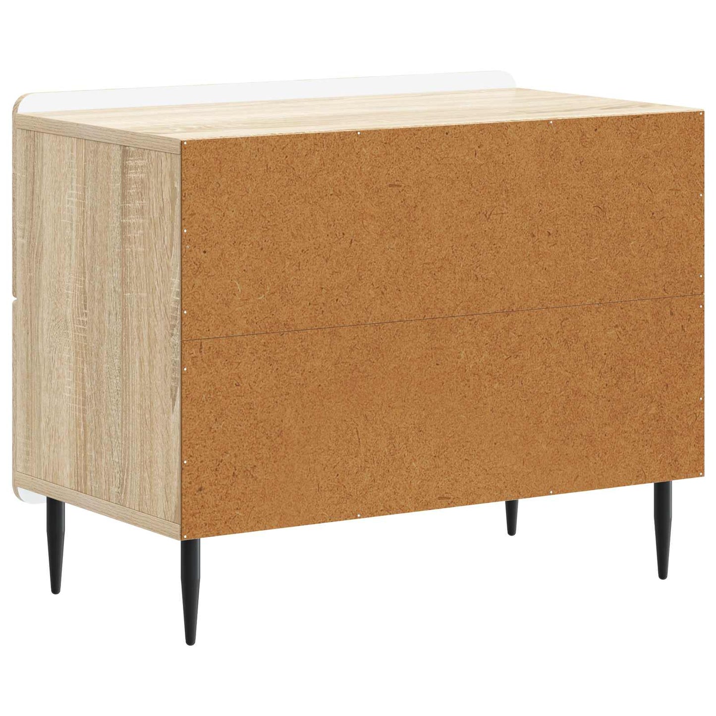 Nachtkastje Sonoma Eiken 62 x 34,5 x 49,5 cm Bewerkt hout is nu te koop bij PeponiXL, paradijselijk wonen!