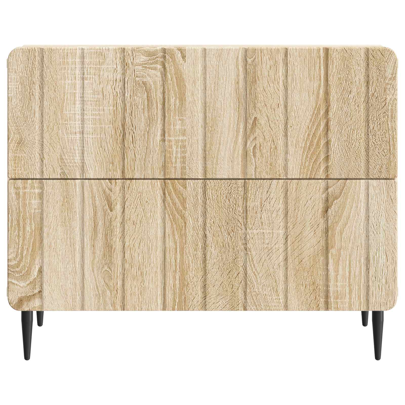 Nachtkastje Sonoma Eiken 62 x 34,5 x 49,5 cm Bewerkt hout is nu te koop bij PeponiXL, paradijselijk wonen!