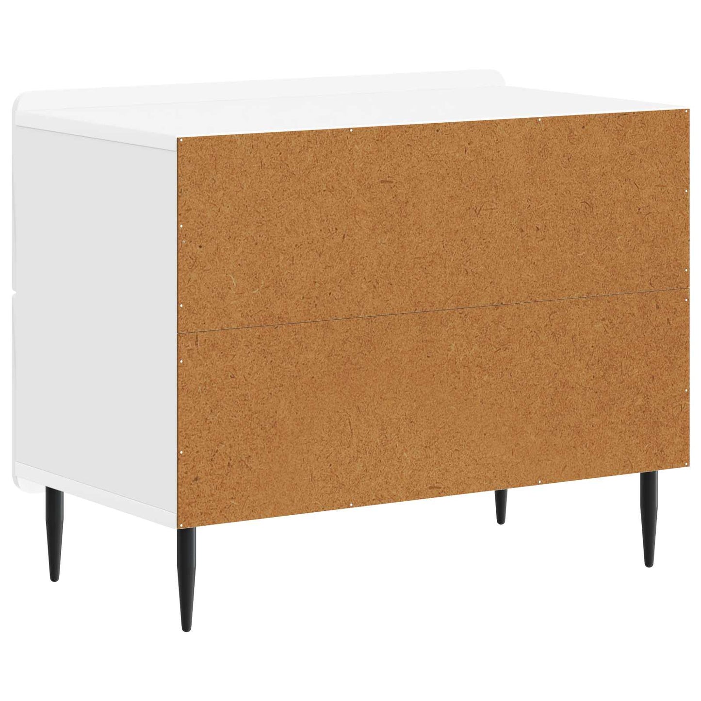 Nachtkastje Hoogglans Wit 62 x 34,5 x 49,5 cm Bewerkt hout is nu te koop bij PeponiXL, paradijselijk wonen!