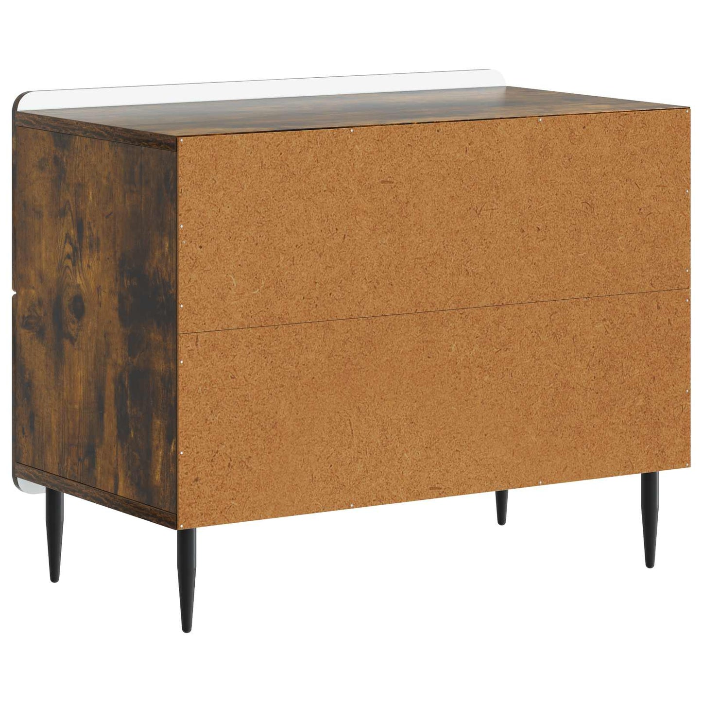 Nachtkastje Gerookt eiken 62 x 34,5 x 49,5 cm Bewerkt hout is nu te koop bij PeponiXL, paradijselijk wonen!