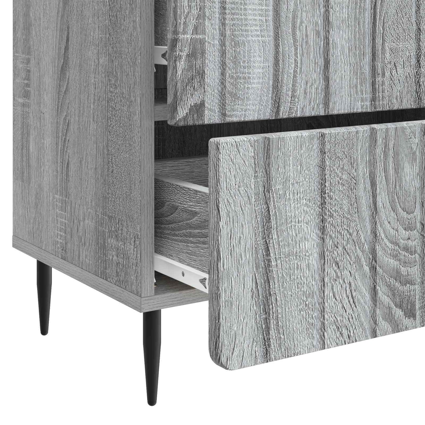 Nachtkastje Grijs sonoma 62 x 34,5 x 49,5 cm Bewerkt hout is nu te koop bij PeponiXL, paradijselijk wonen!