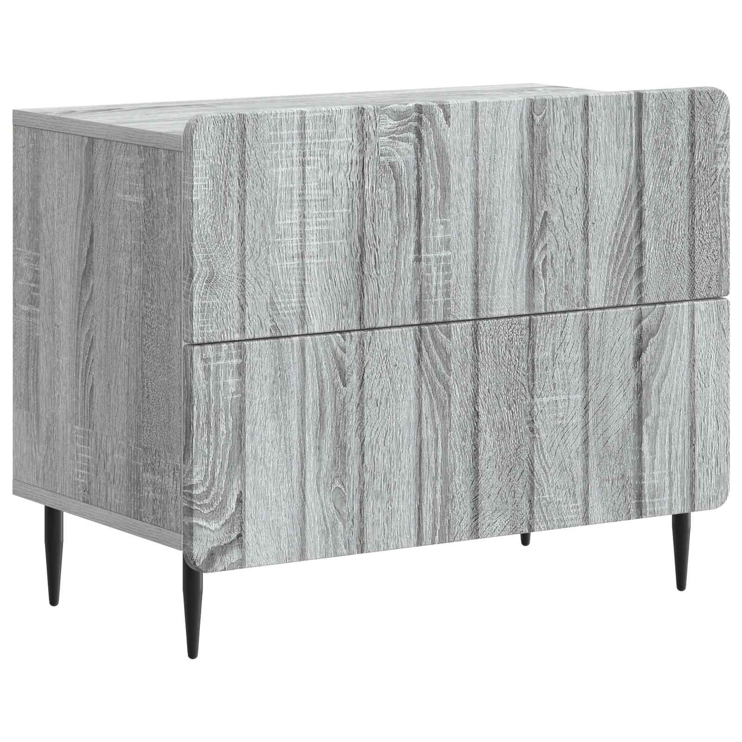 Nachtkastje Grijs sonoma 62 x 34,5 x 49,5 cm Bewerkt hout is nu te koop bij PeponiXL, paradijselijk wonen!