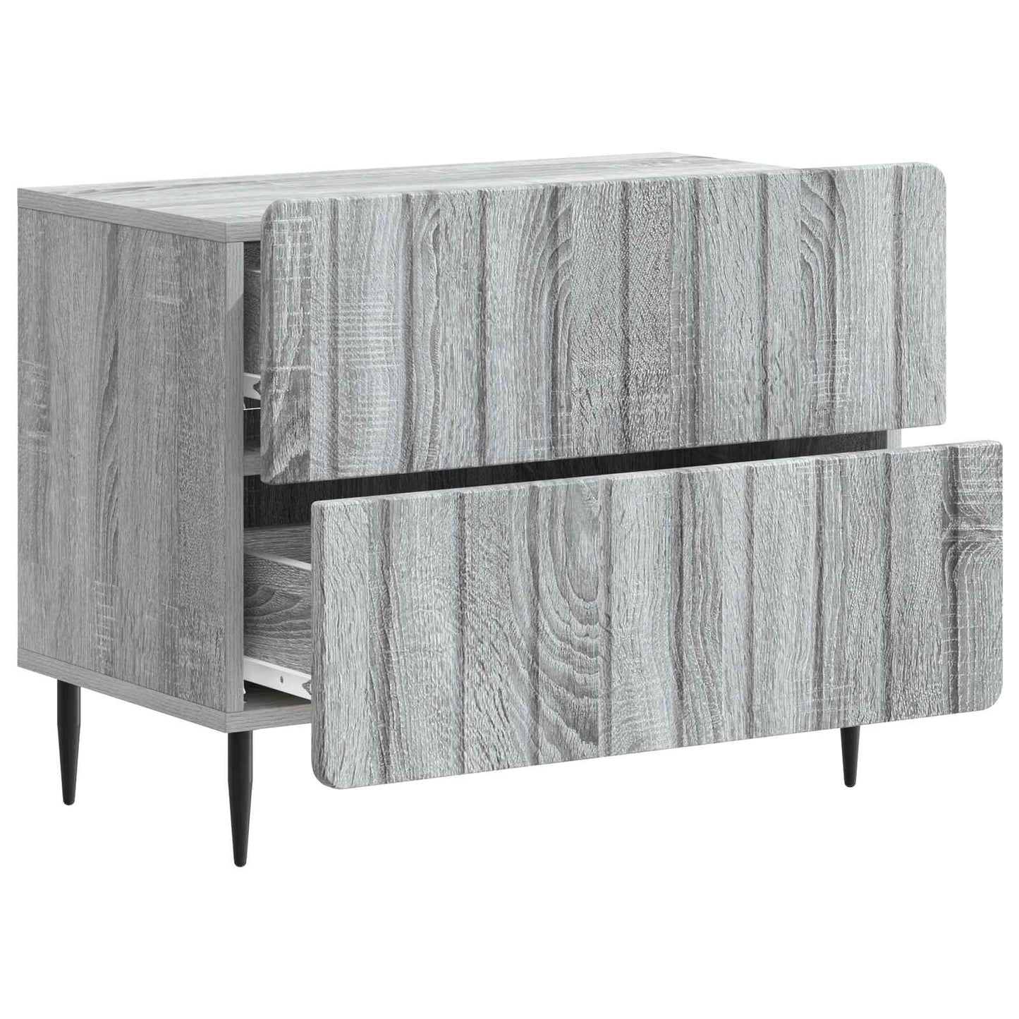 Nachtkastje Grijs sonoma 62 x 34,5 x 49,5 cm Bewerkt hout is nu te koop bij PeponiXL, paradijselijk wonen!