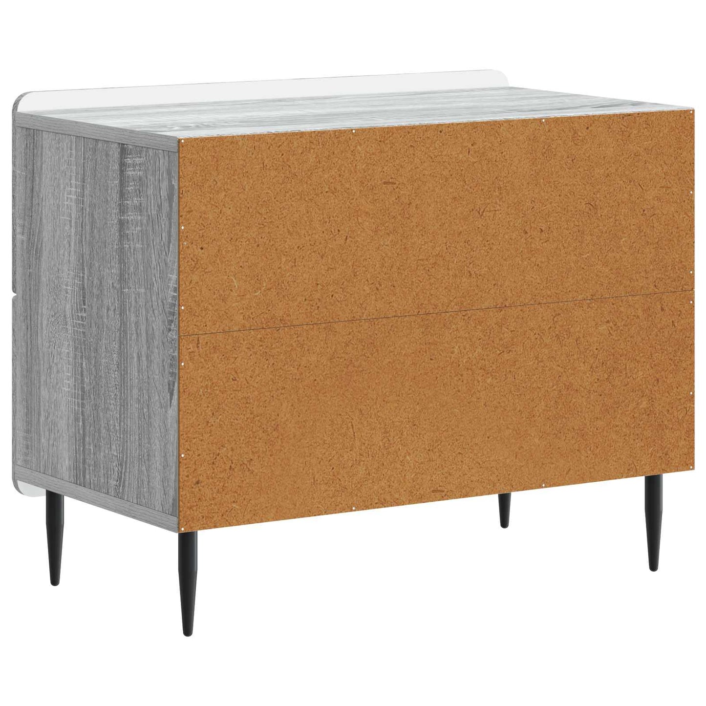 Nachtkastje Grijs sonoma 62 x 34,5 x 49,5 cm Bewerkt hout is nu te koop bij PeponiXL, paradijselijk wonen!