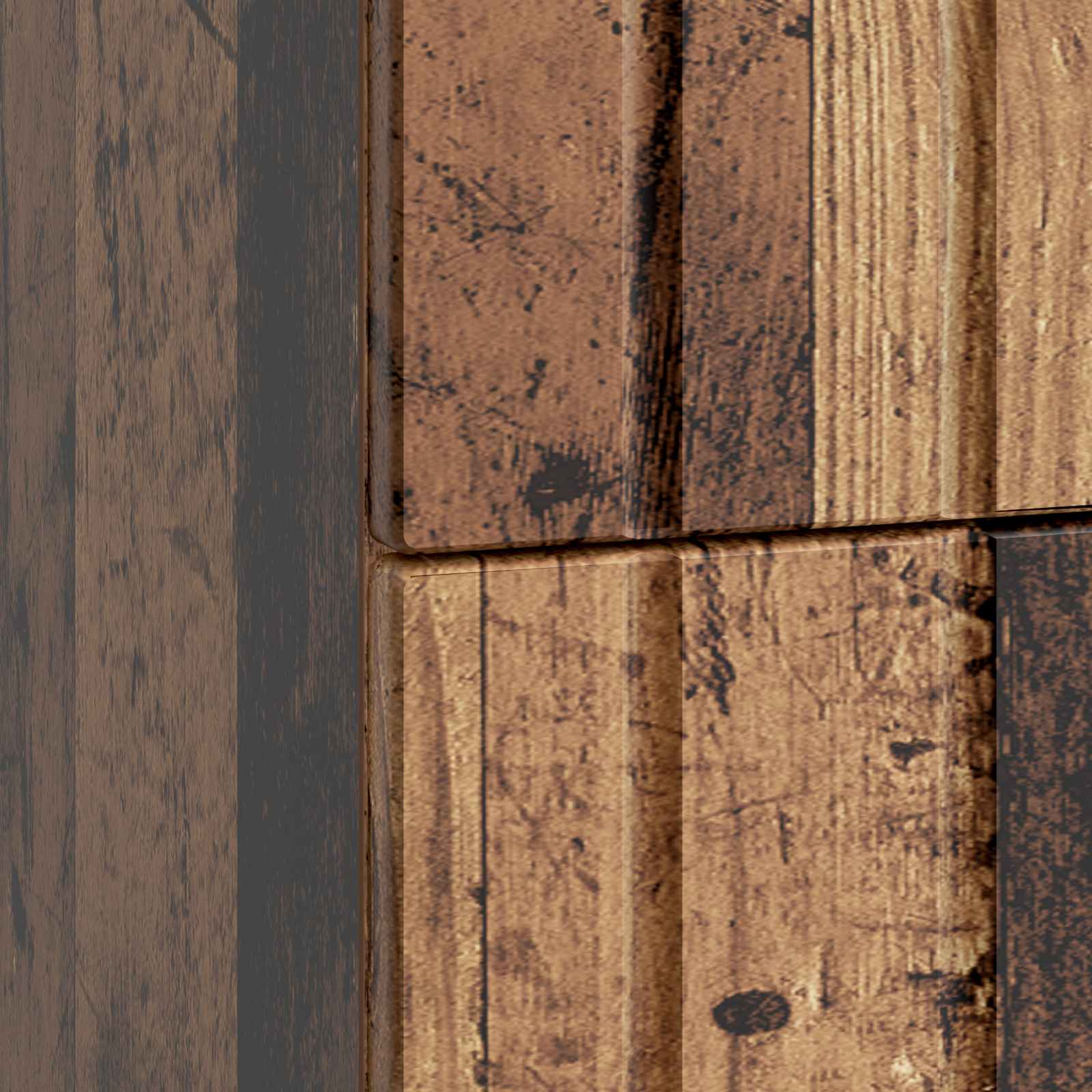 Nachtkastje met lade Oud hout 62 x 34,5 x 49,5 cm Bewerkt hout is nu te koop bij PeponiXL, paradijselijk wonen!