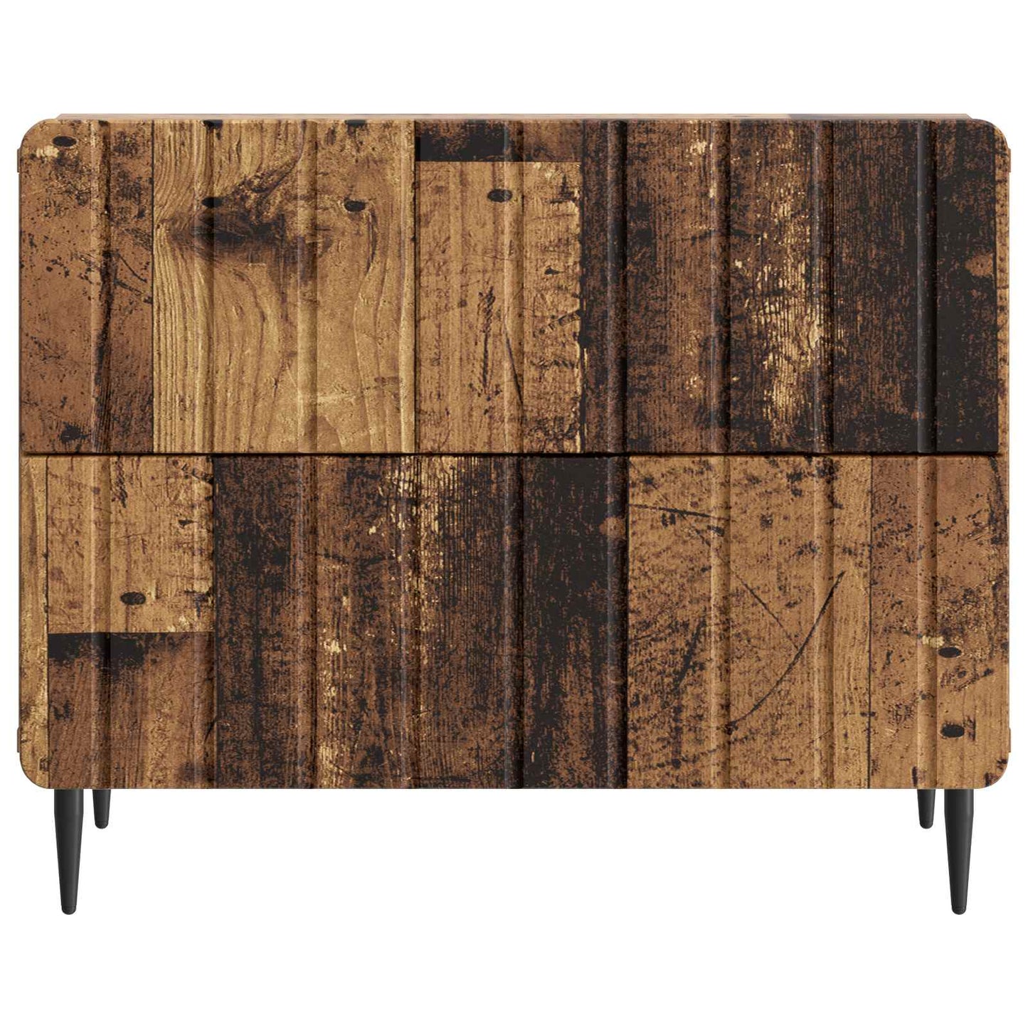 Nachtkastje met lade Oud hout 62 x 34,5 x 49,5 cm Bewerkt hout is nu te koop bij PeponiXL, paradijselijk wonen!