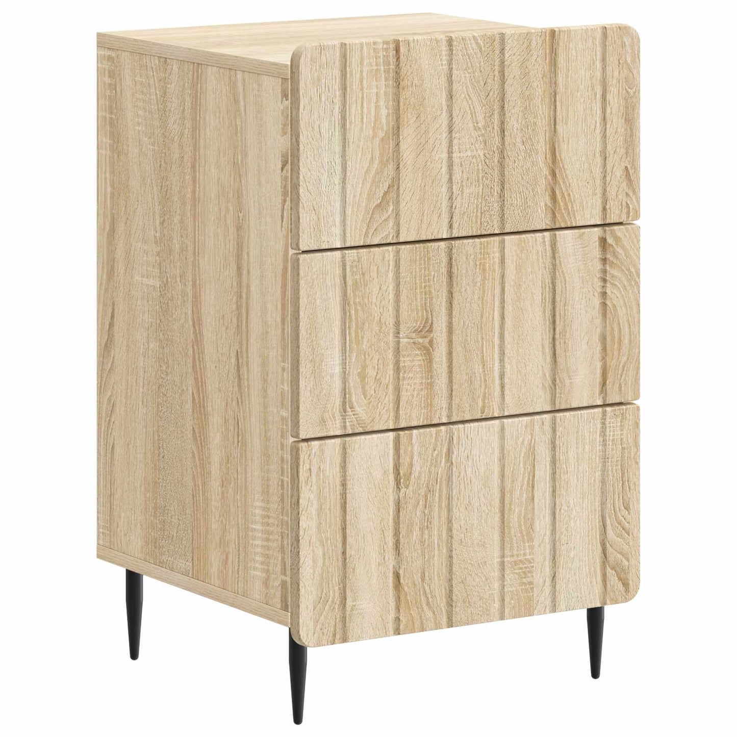 Nachtkastje met lade Sonoma Eiken 43x 41 x 68 cm Bewerkt hout is nu te koop bij PeponiXL, paradijselijk wonen!