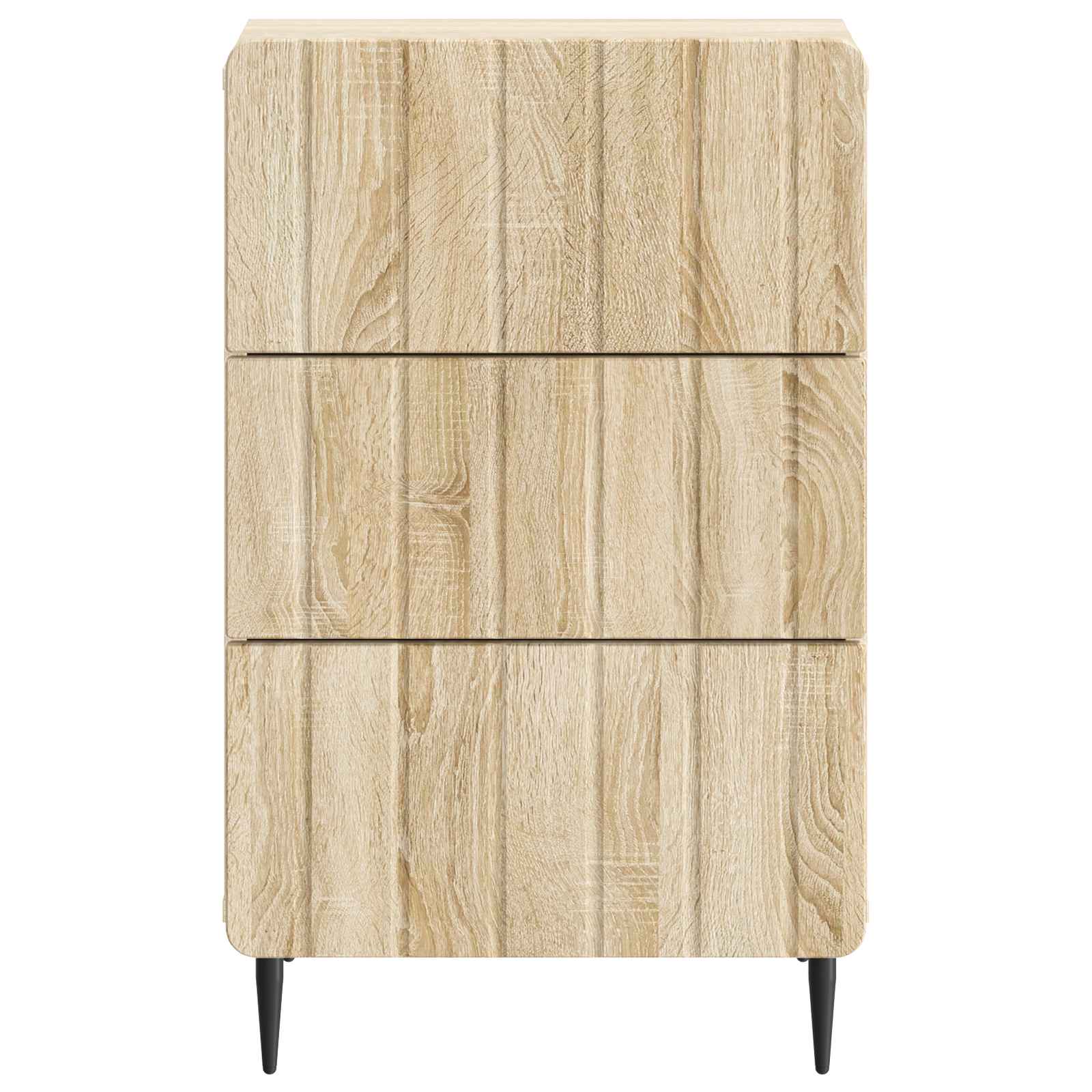 Nachtkastje met lade Sonoma Eiken 43x 41 x 68 cm Bewerkt hout is nu te koop bij PeponiXL, paradijselijk wonen!