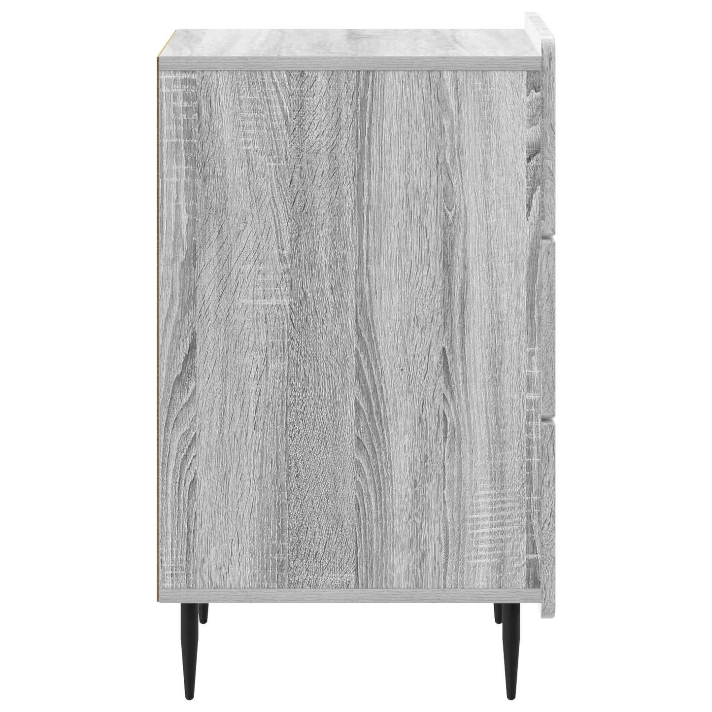 Nachtkastje met lade Grijs sonoma 43x 41 x 68 cm Bewerkt hout is nu te koop bij PeponiXL, paradijselijk wonen!