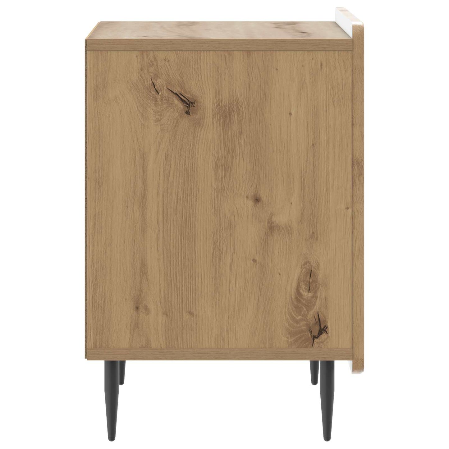 Nachtkastje 2 pcs Artisanaal eiken 43 x 34,5 x 52 cm is nu te koop bij PeponiXL, paradijselijk wonen!