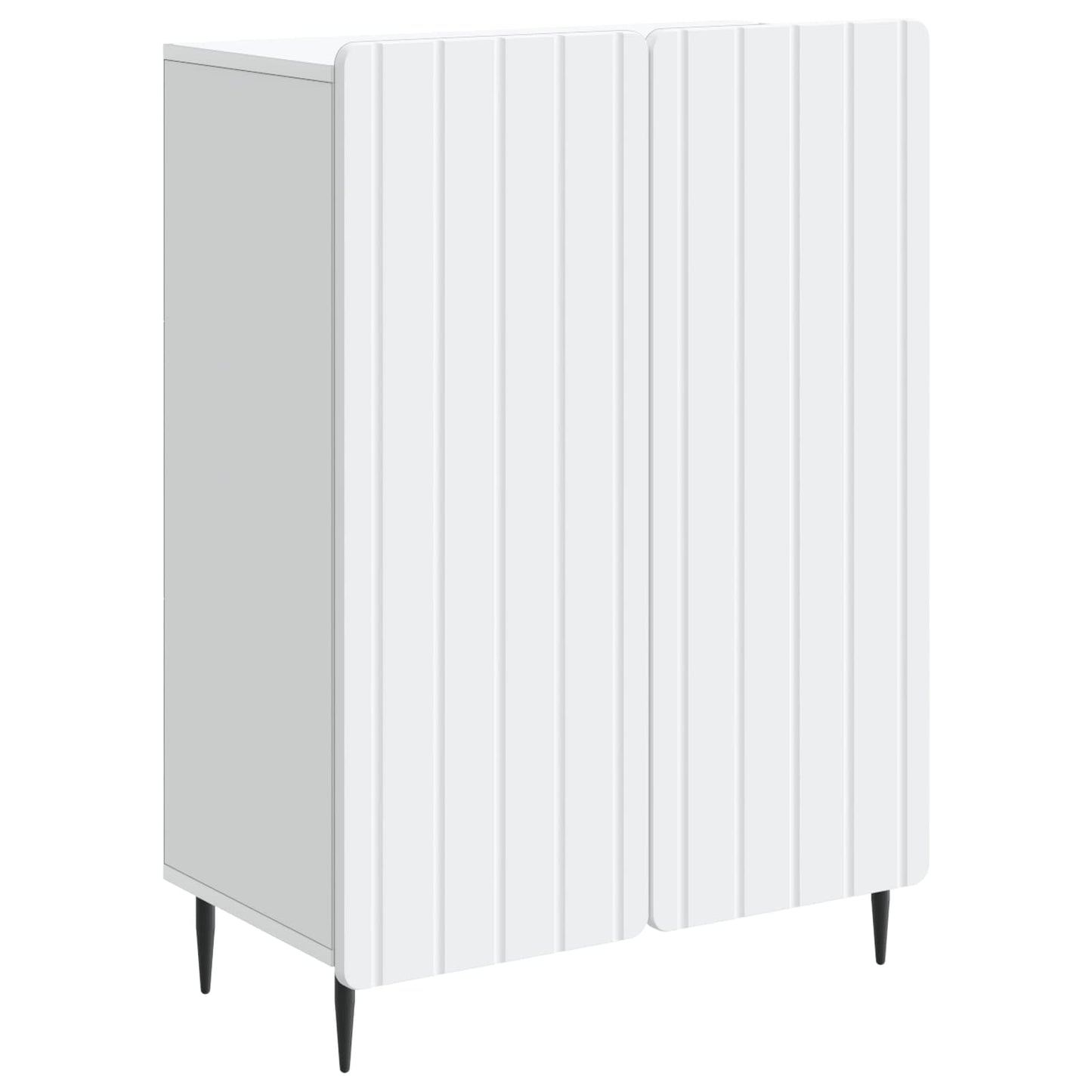 Dressoir Wit 66 x 34,5 x 92 cm Bewerkt hout is nu te koop bij PeponiXL, paradijselijk wonen!