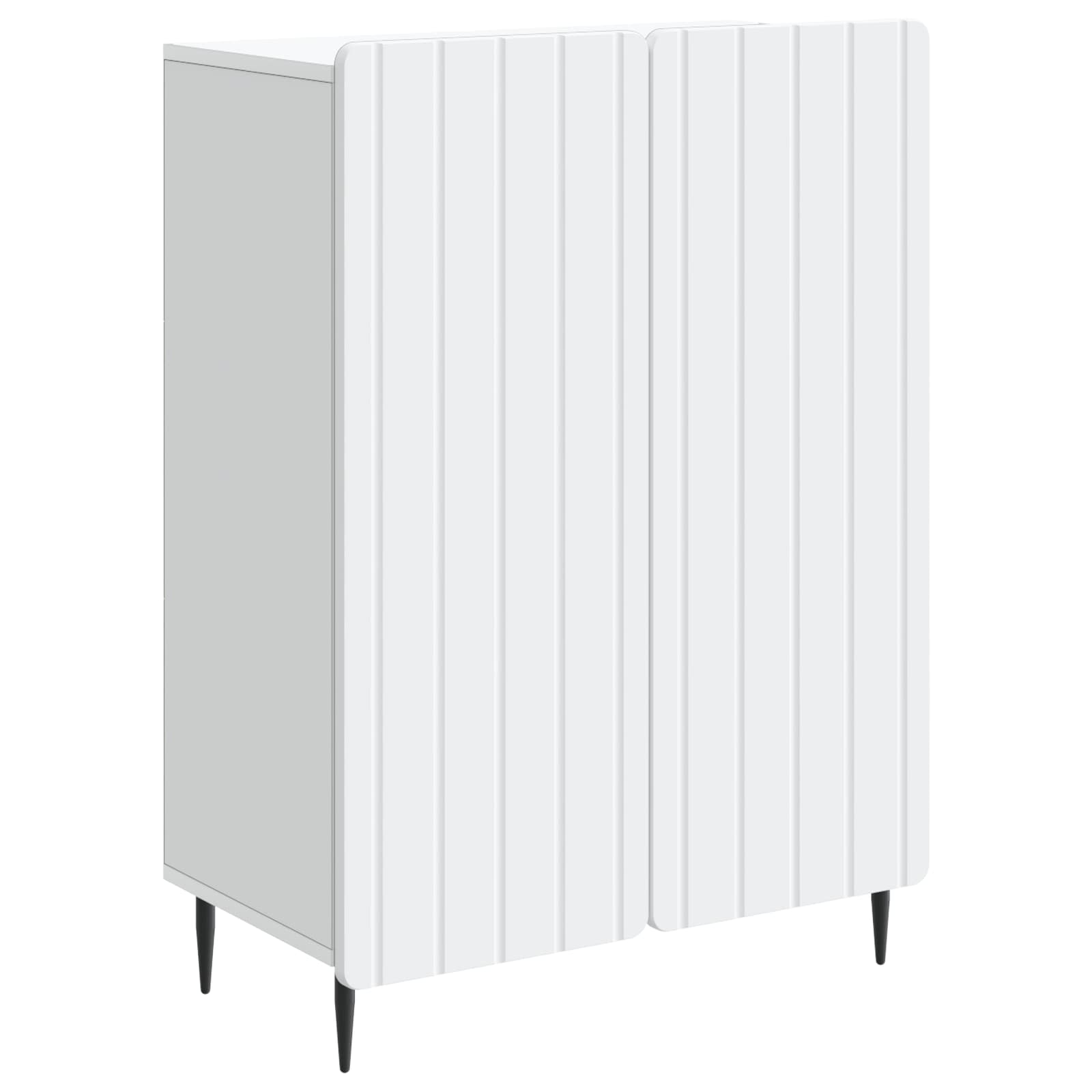 Dressoir Wit 66 x 34,5 x 92 cm Bewerkt hout is nu te koop bij PeponiXL, paradijselijk wonen!