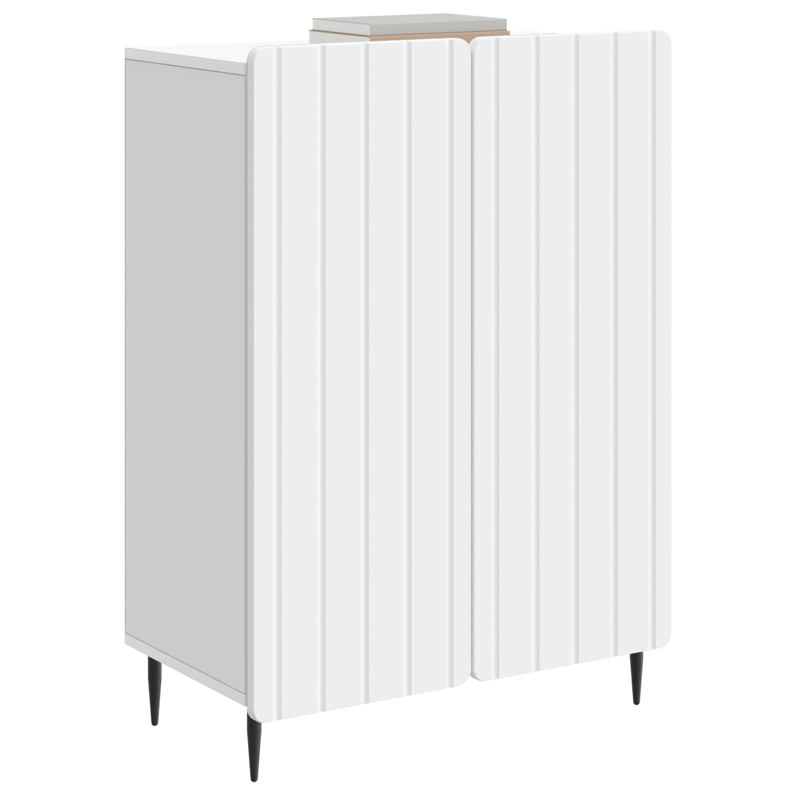 Dressoir Wit 66 x 34,5 x 92 cm Bewerkt hout is nu te koop bij PeponiXL, paradijselijk wonen!