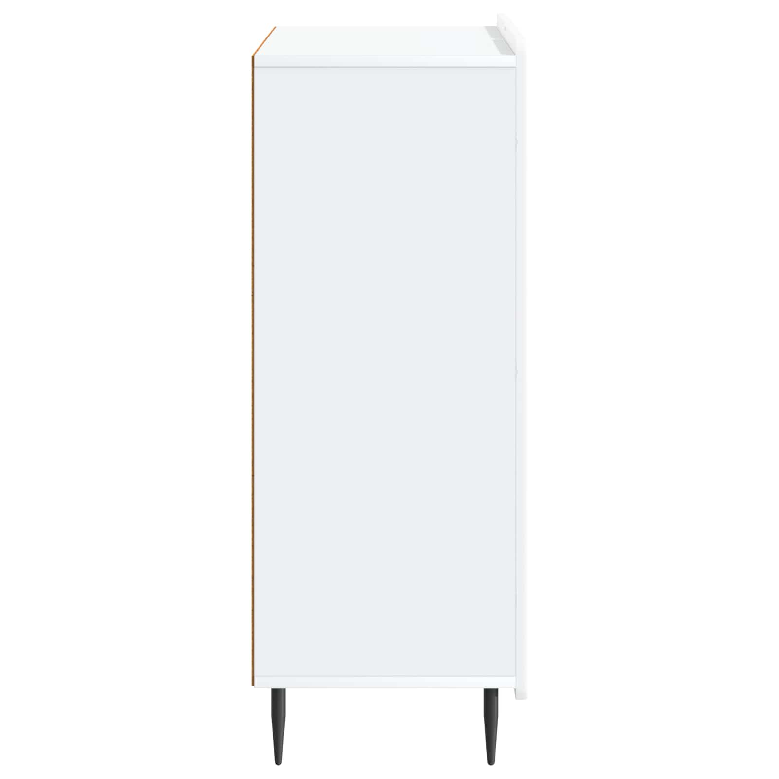 Dressoir Wit 66 x 34,5 x 92 cm Bewerkt hout is nu te koop bij PeponiXL, paradijselijk wonen!