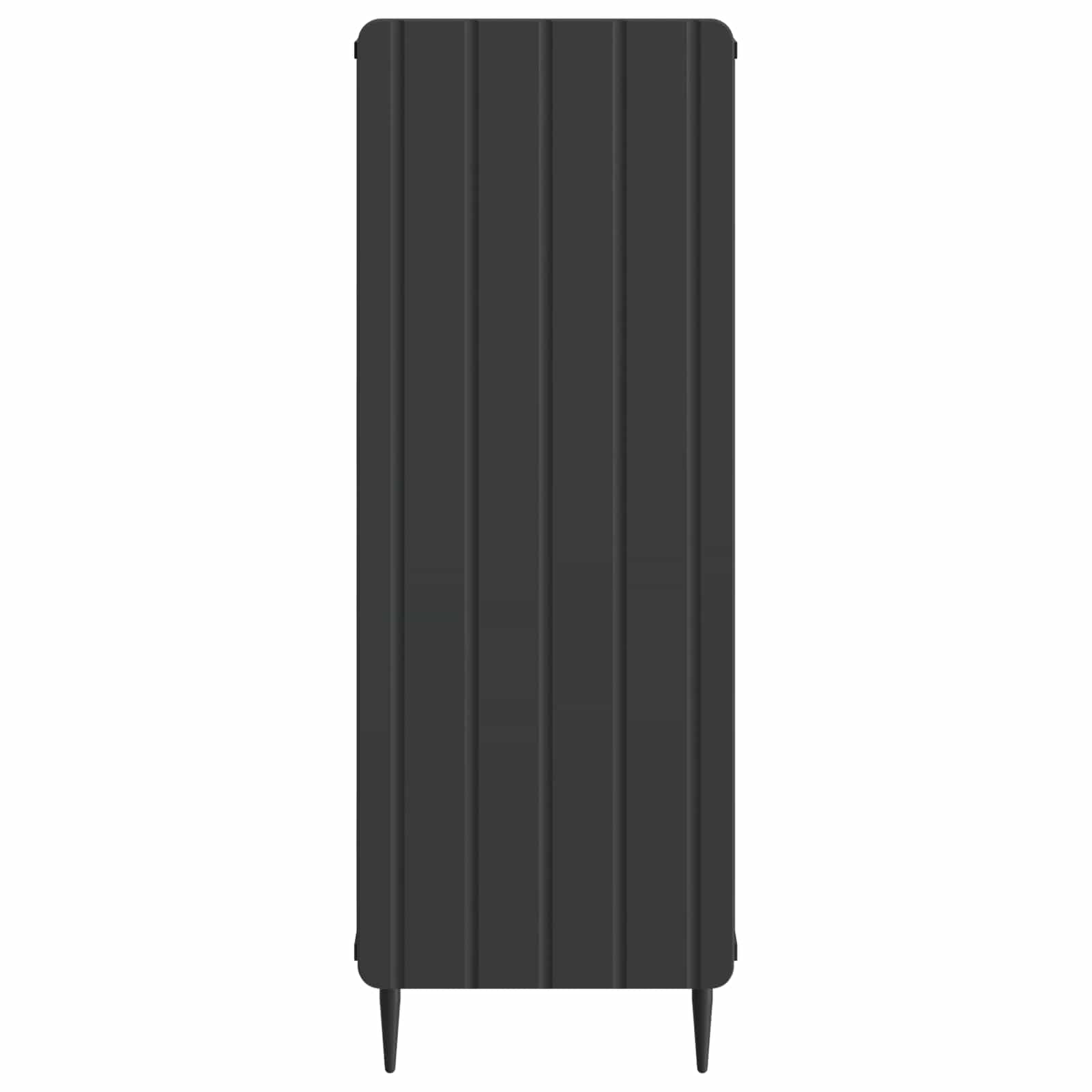 Dressoir Zwart 34,5 x 33 x 92 cm Bewerkt hout is nu te koop bij PeponiXL, paradijselijk wonen!
