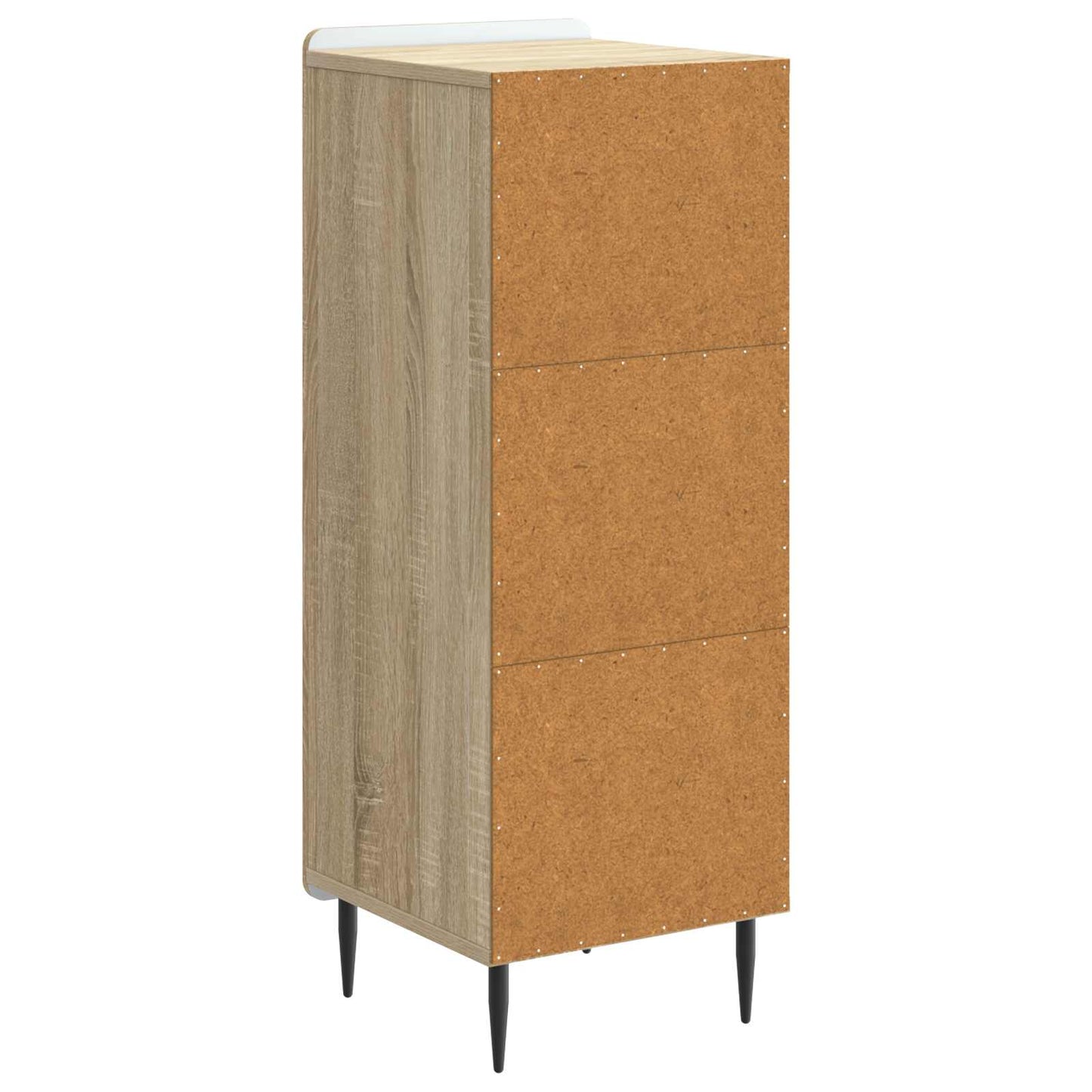 Dressoir Sonoma Eiken 34,5 x 33 x 92 cm Bewerkt hout is nu te koop bij PeponiXL, paradijselijk wonen!